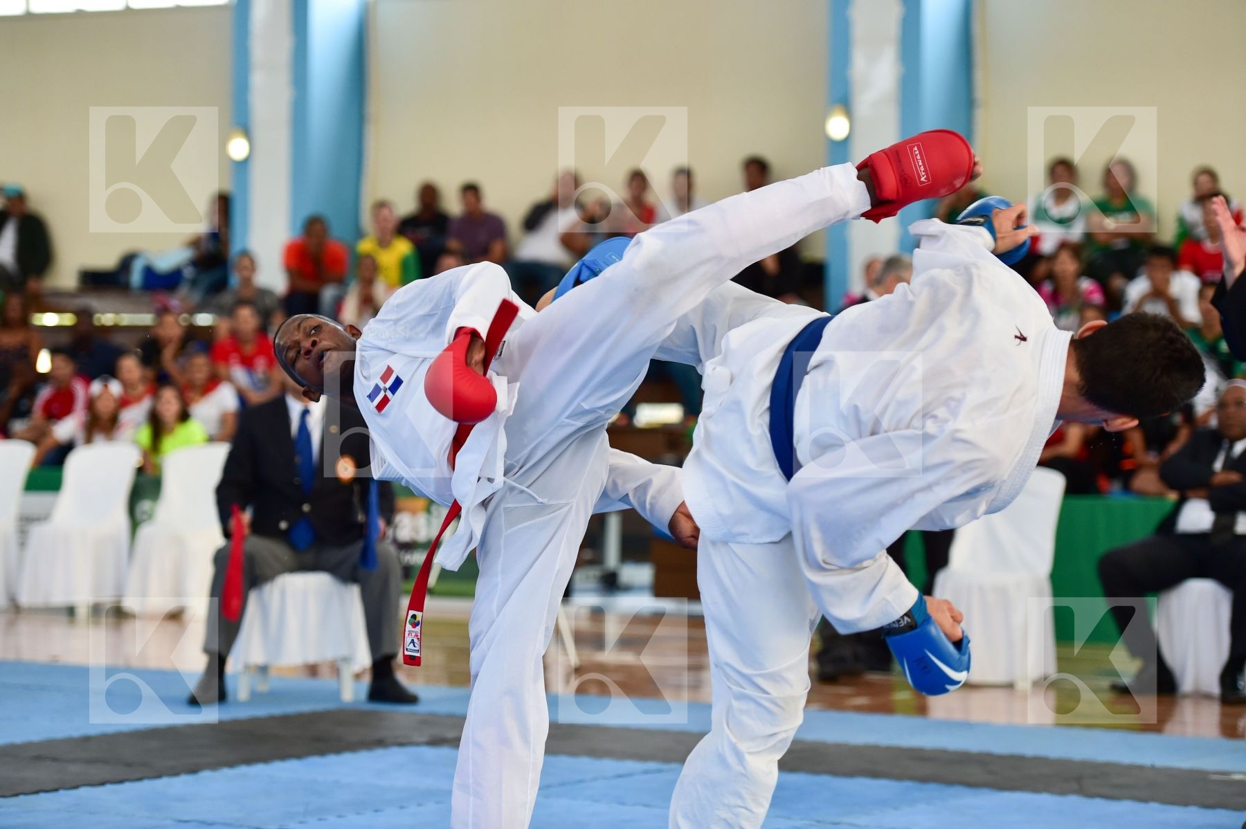-84 Kg Azevedo Alberto Brazil Dominican Republic final kumite Ma