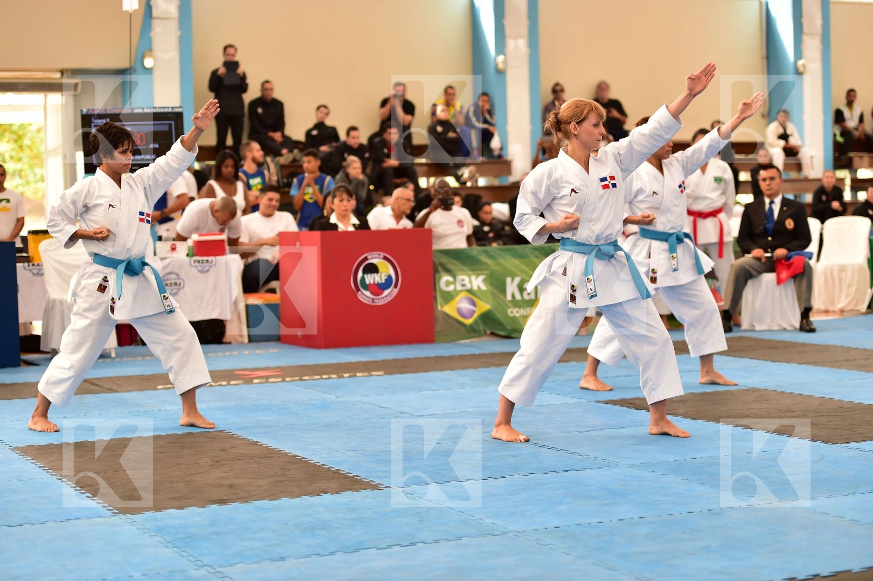 Dominican Republic Female final kata team