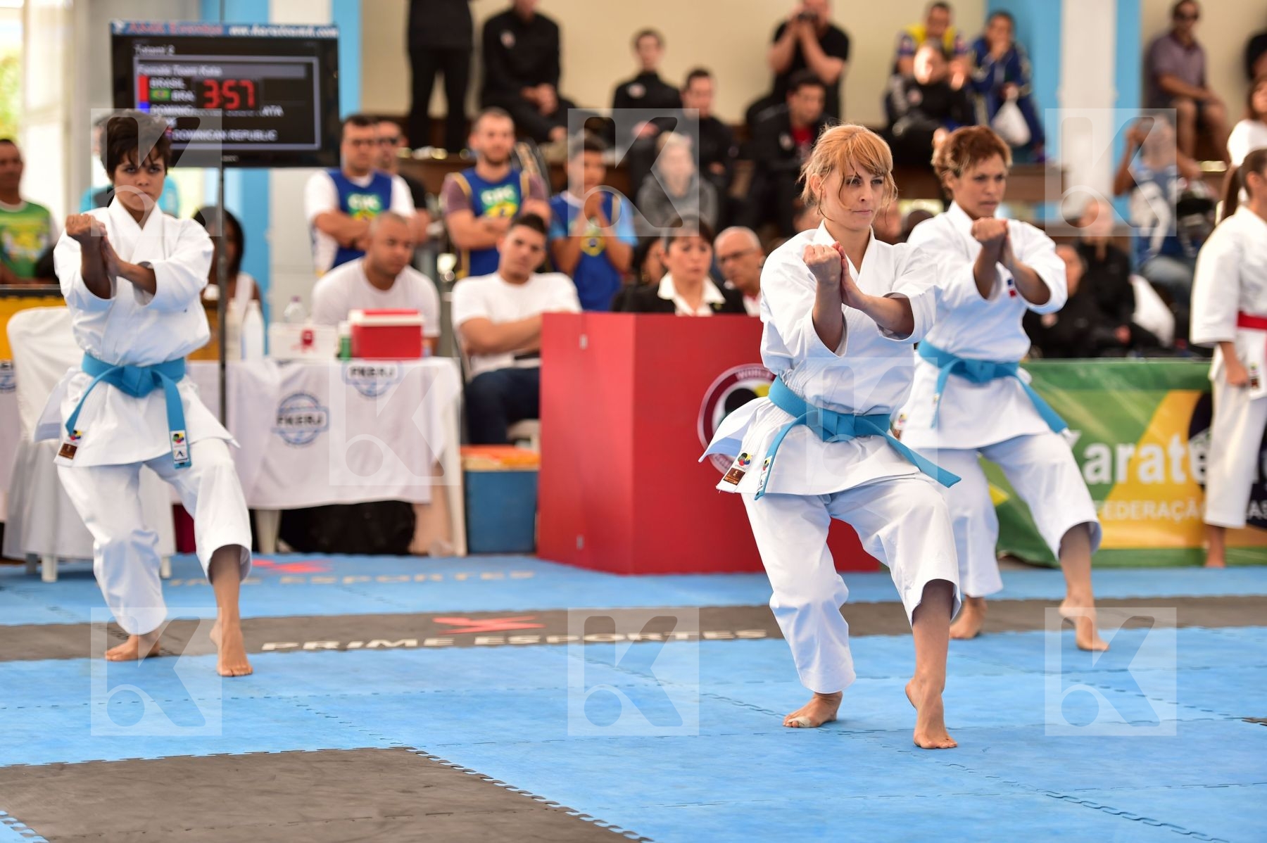 Dominican Republic Female final kata team
