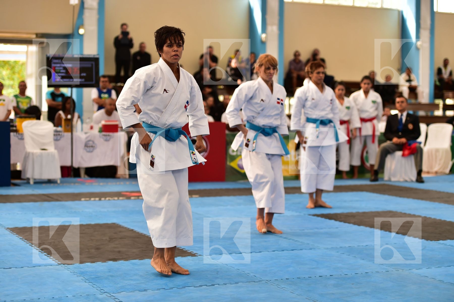 Dominican Republic Female final kata team