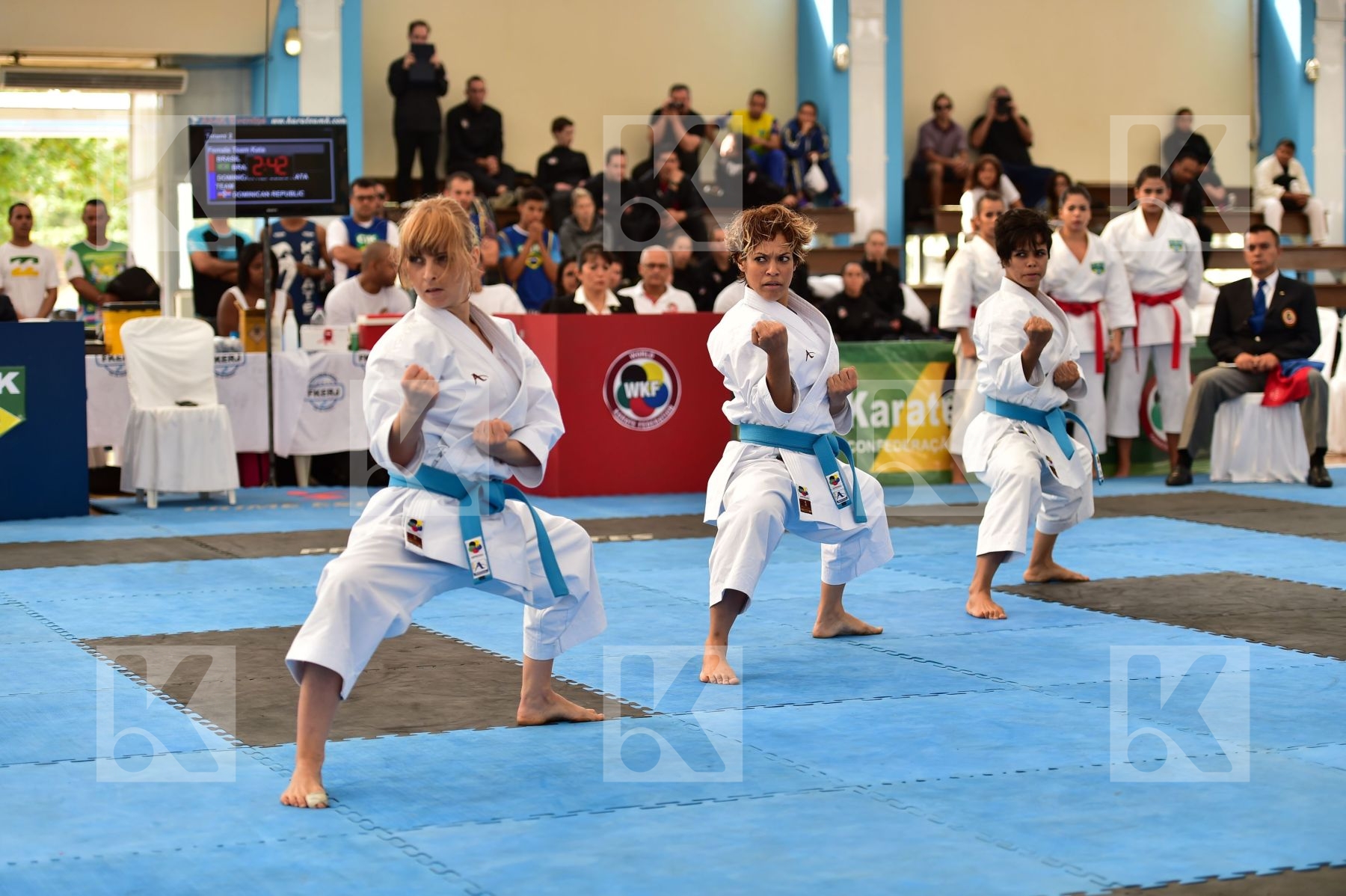 Dominican Republic Female final kata team
