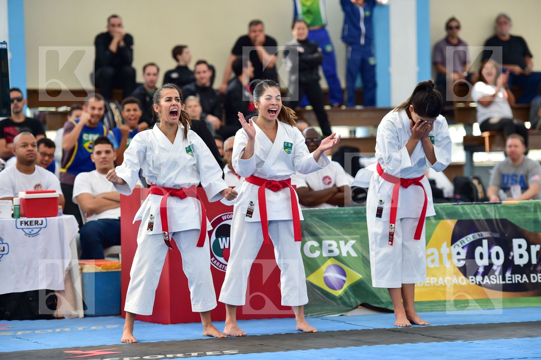 Brasil Female final kata Shureido team