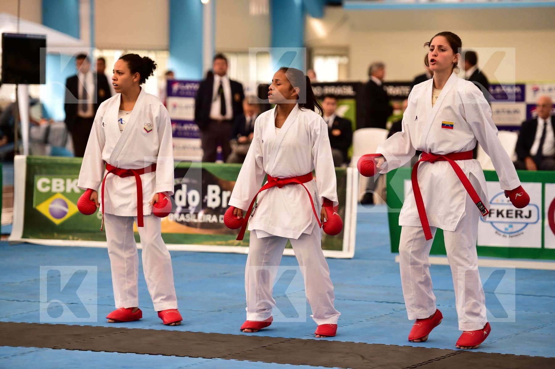 Female final kumite team Venezuela