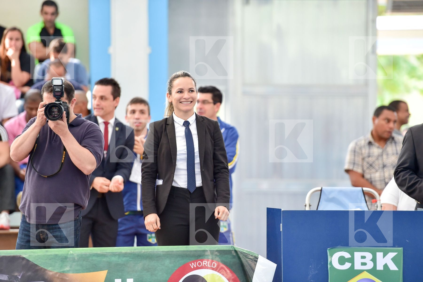 Brasil Female final kumite team Venezuela