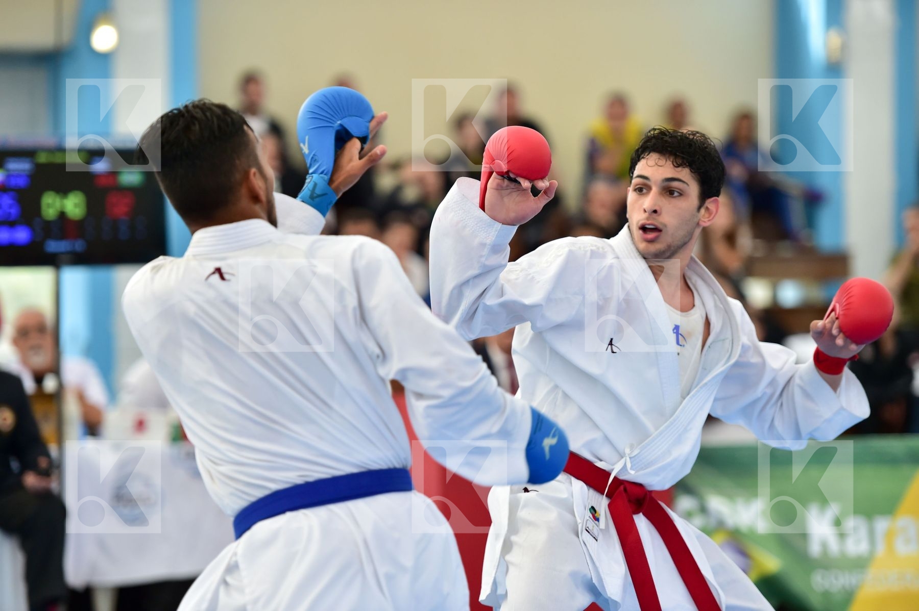 Brasil final kumite Male team Venezuela