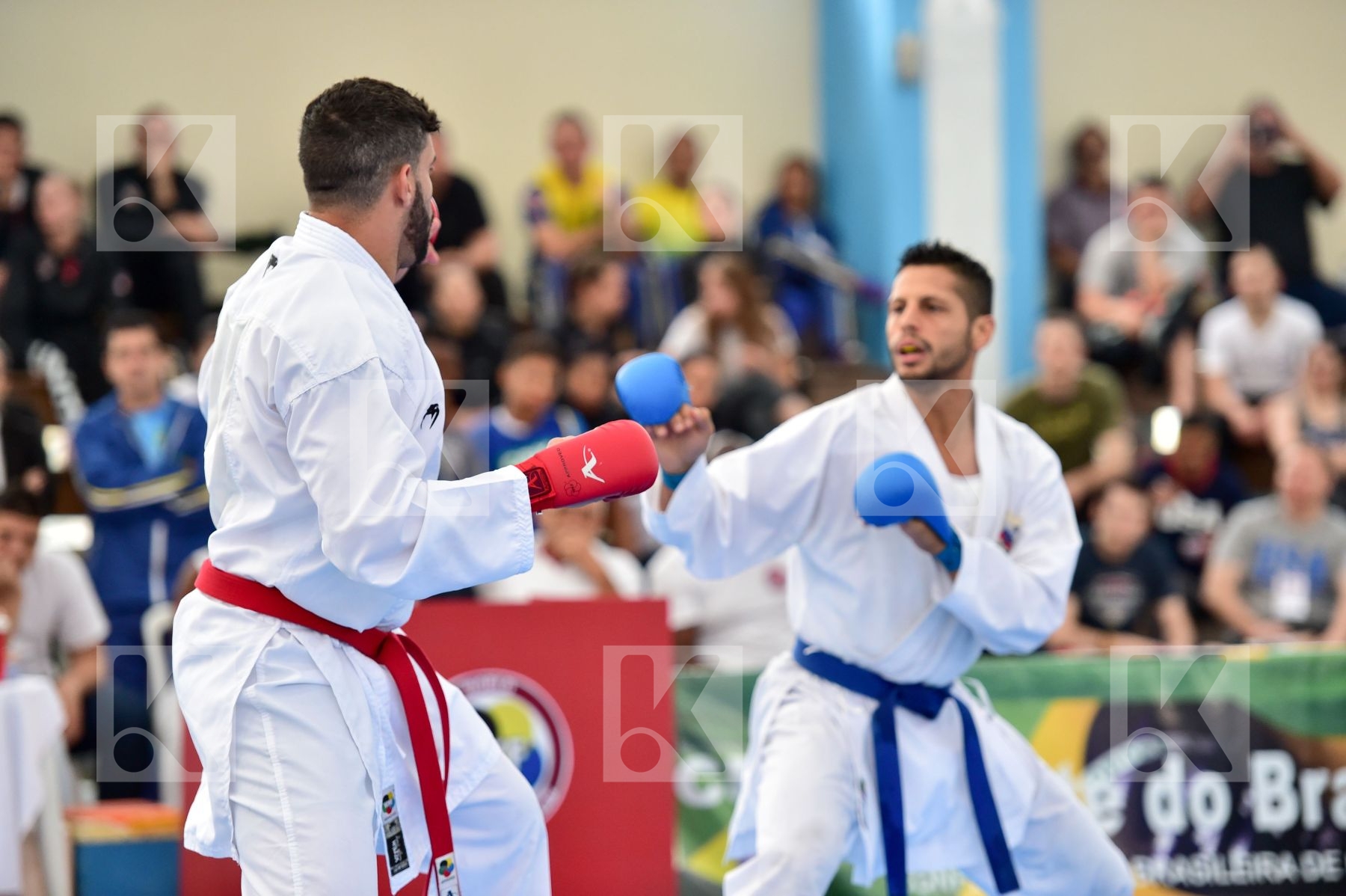 Brasil final kumite Male team Venezuela