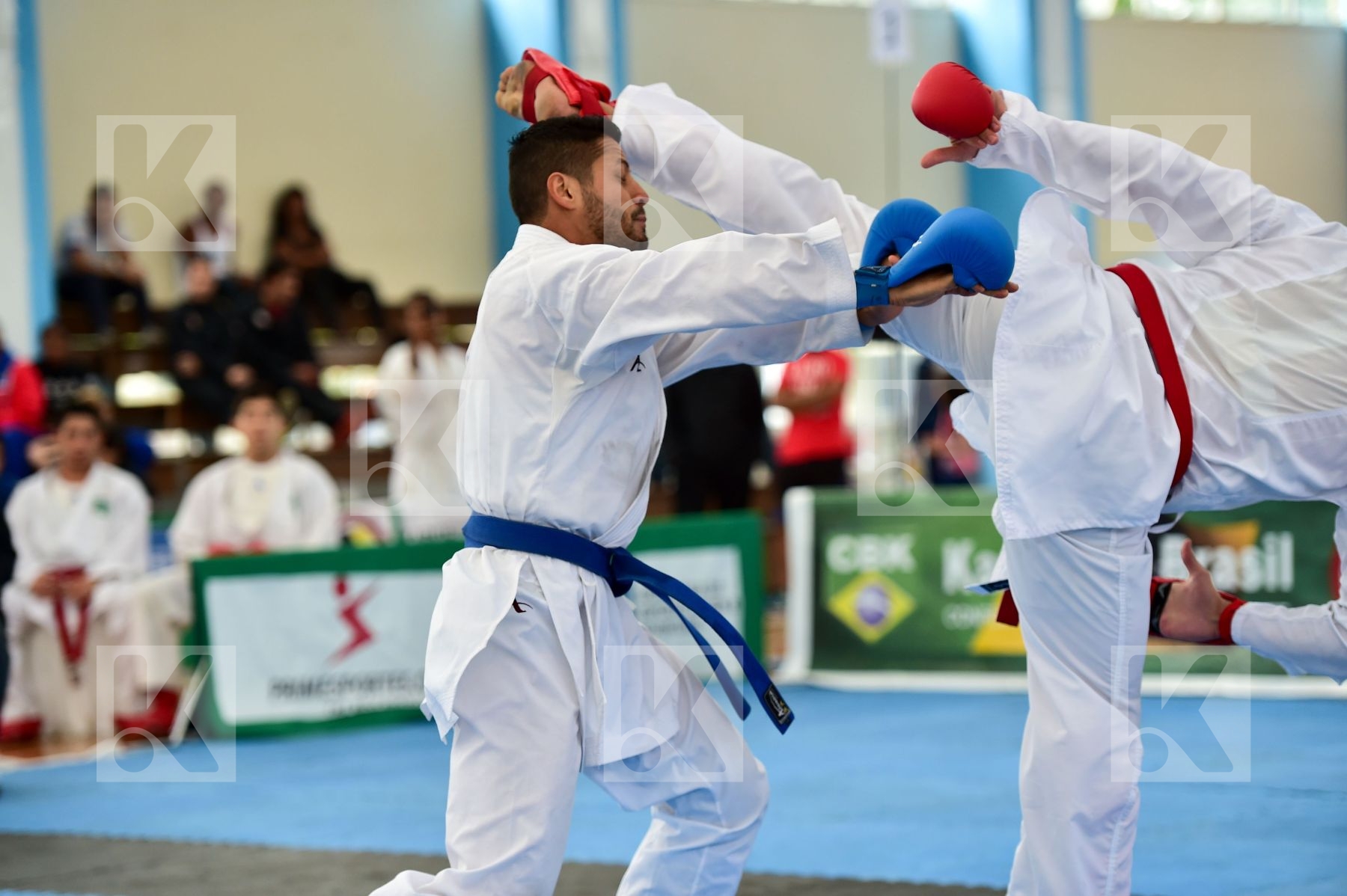 Brasil final kumite Male team Venezuela