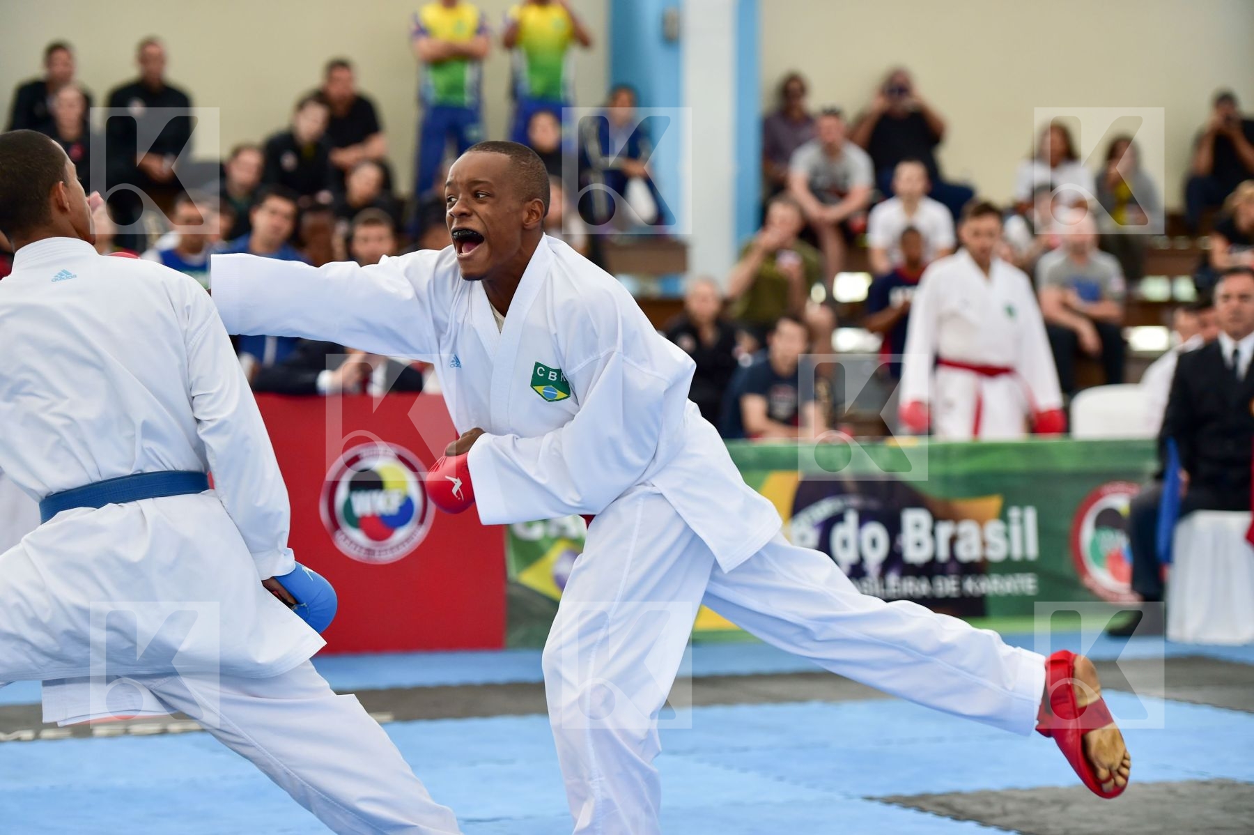 Brasil final kumite Male team Venezuela