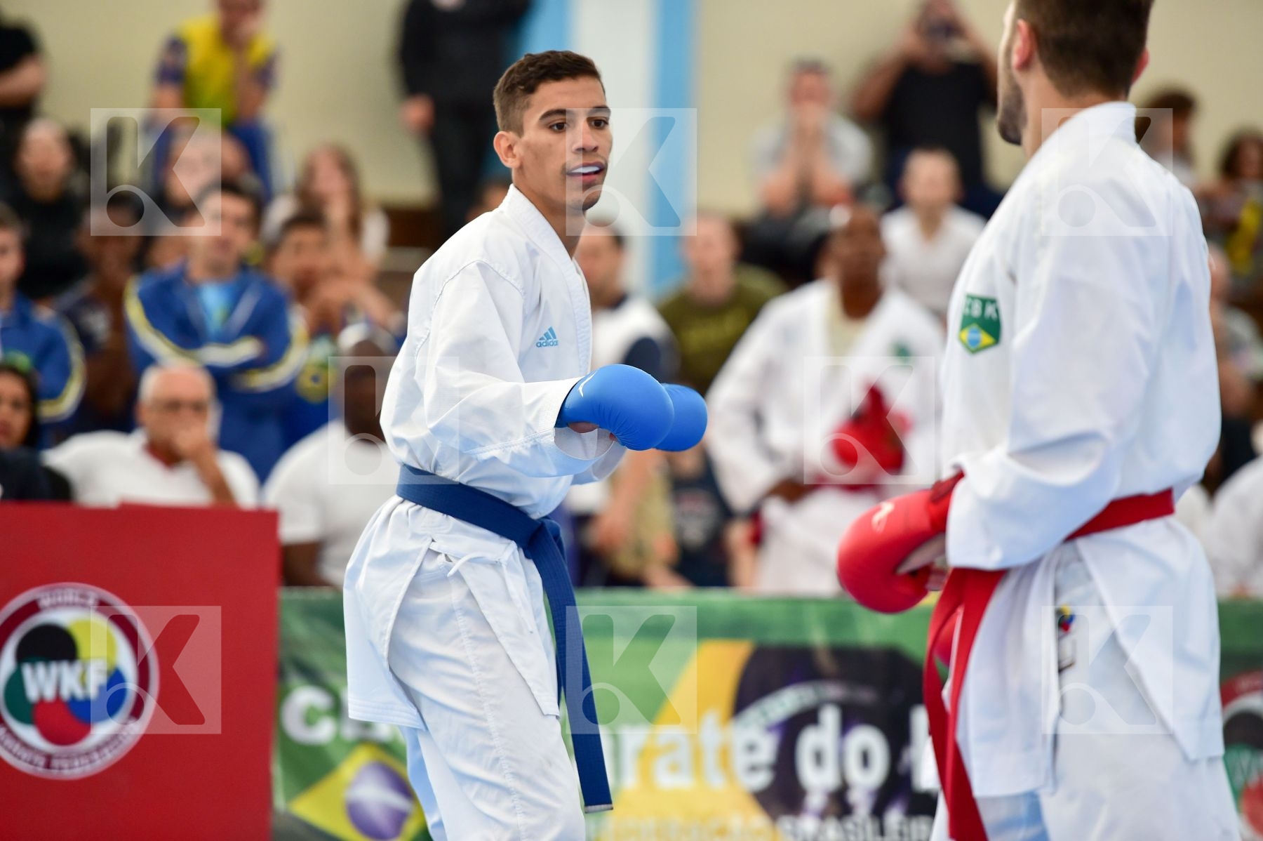 Brasil final kumite Male team Venezuela