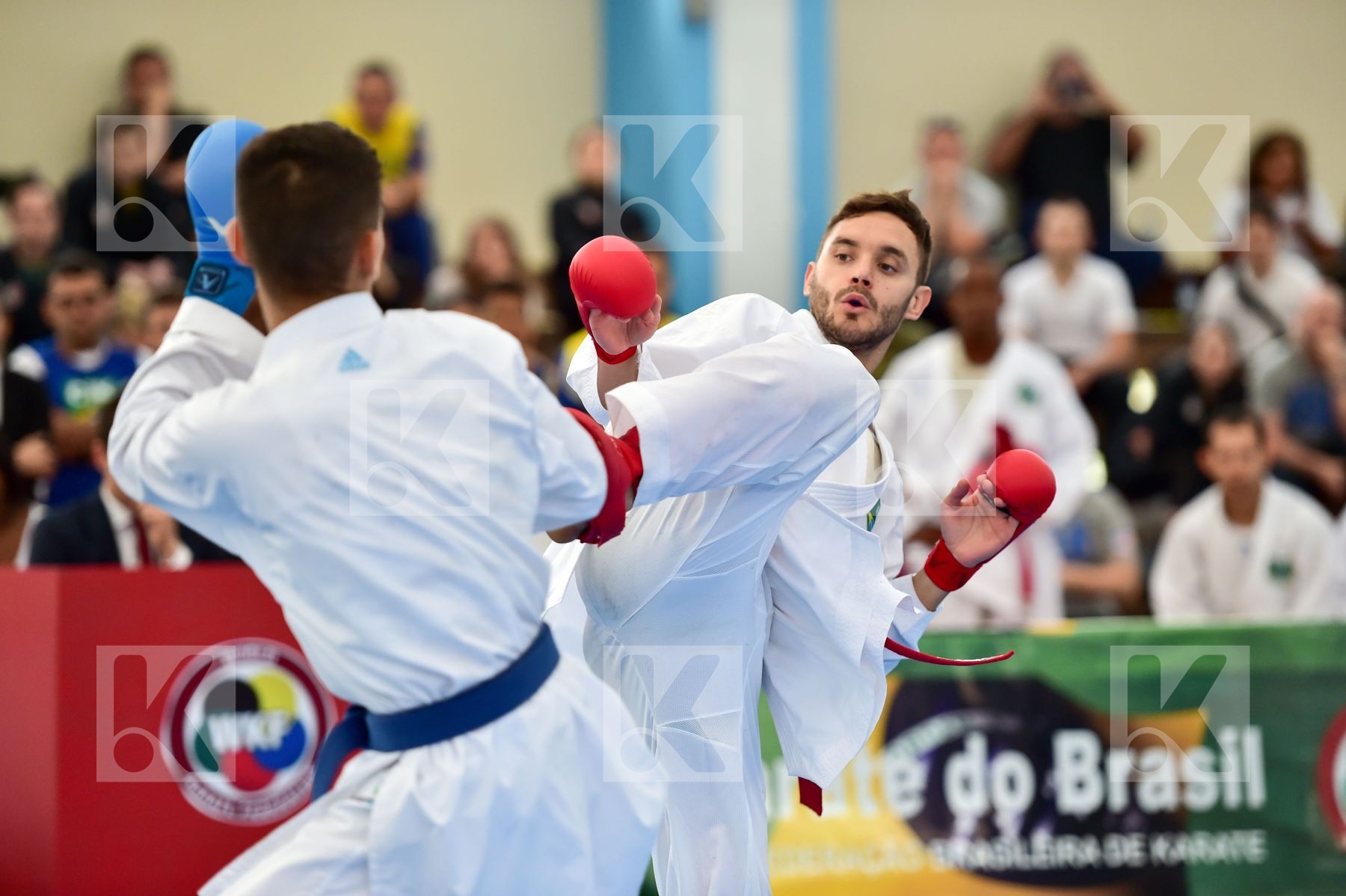 Brasil final kumite Male team Venezuela