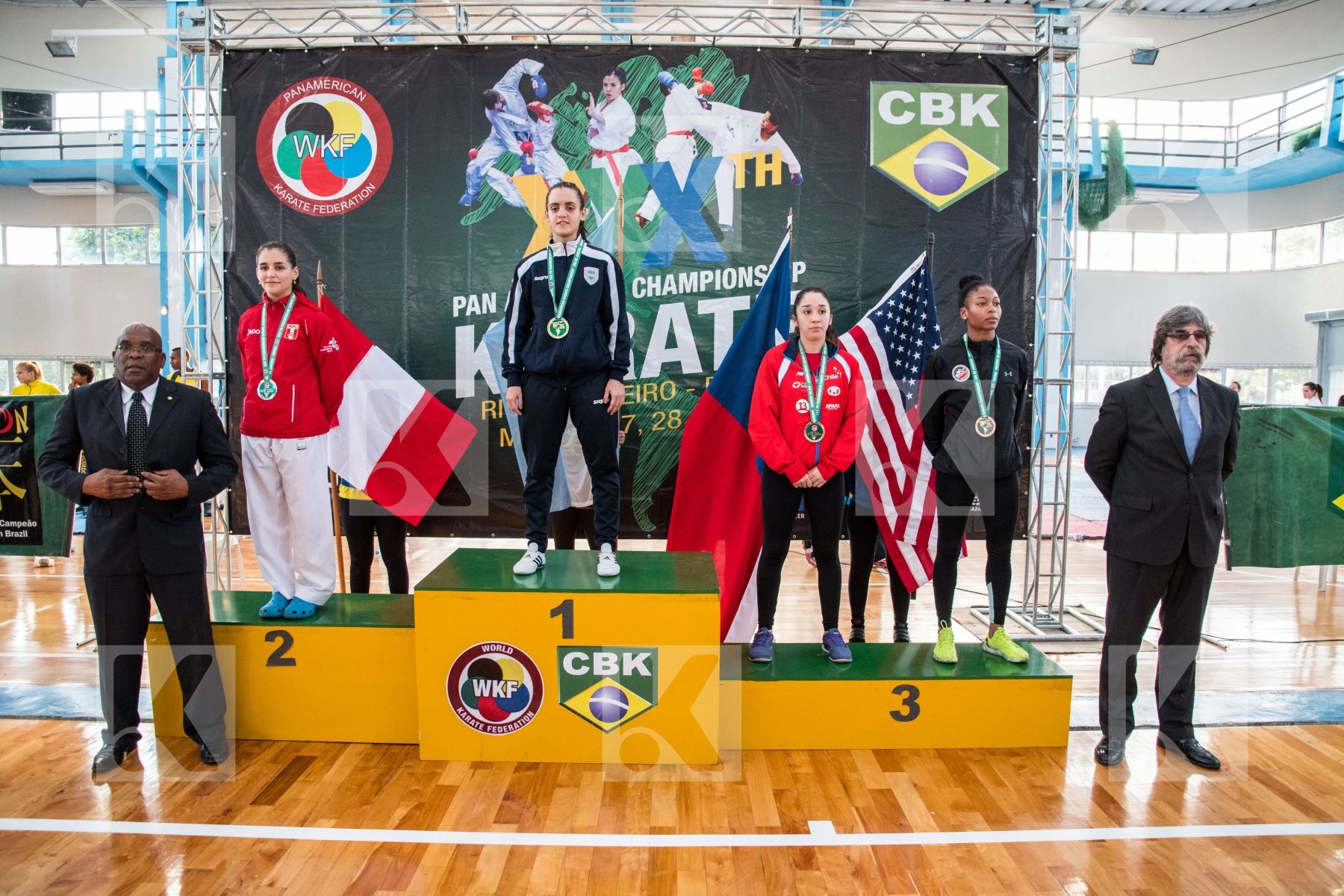 -55 Kg Argentina Chile Female kumite Novak Giuliana Paredes Cons