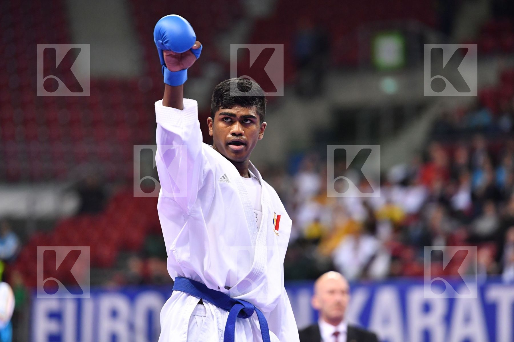France Greece Junior kumite male -61 kg Kanagasingam Kajith Xeno