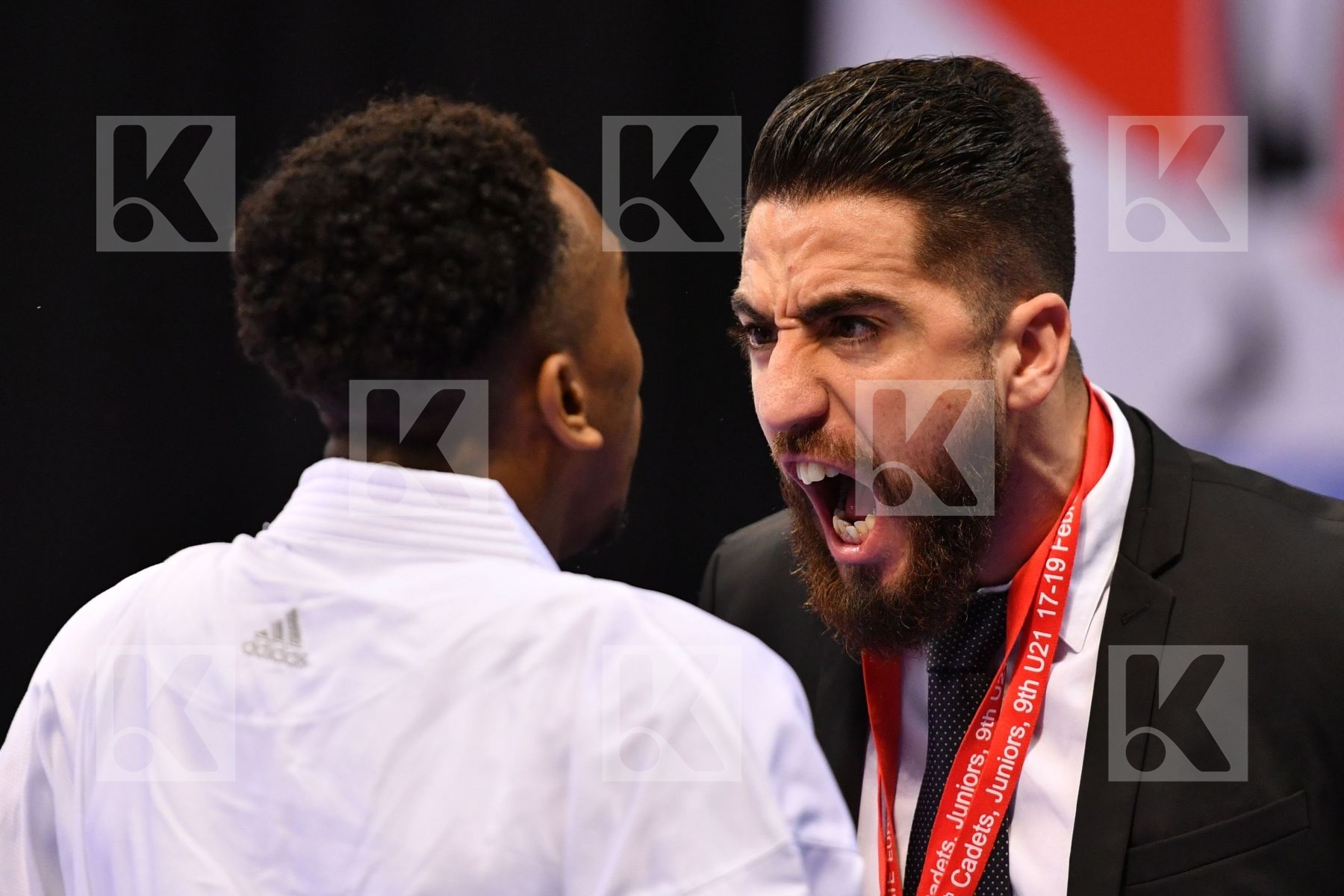 Cizo Kilian France Junior kumite male -68 kg Nadir Benaissa