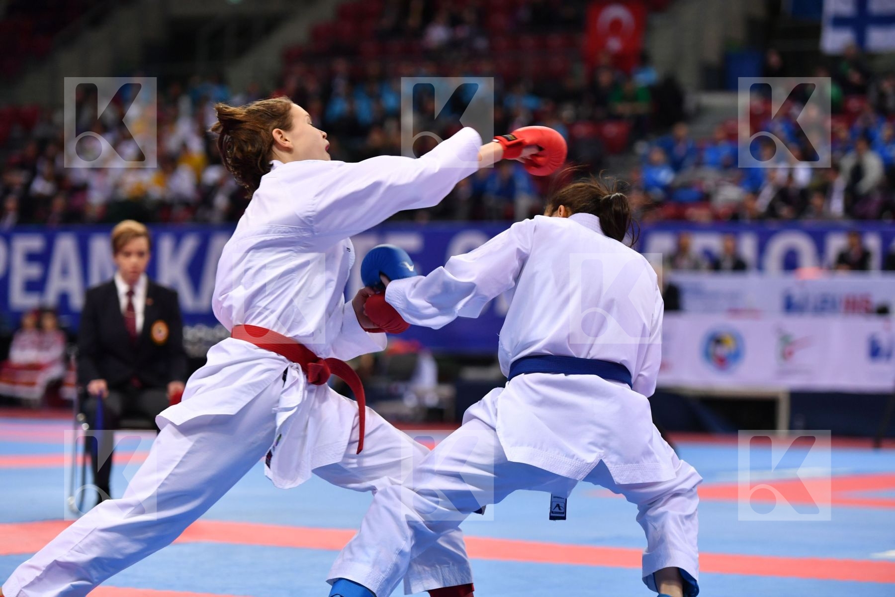 Bulgaria Goranova Ivet Hirt Silvia Junior kumite female -53 kg S