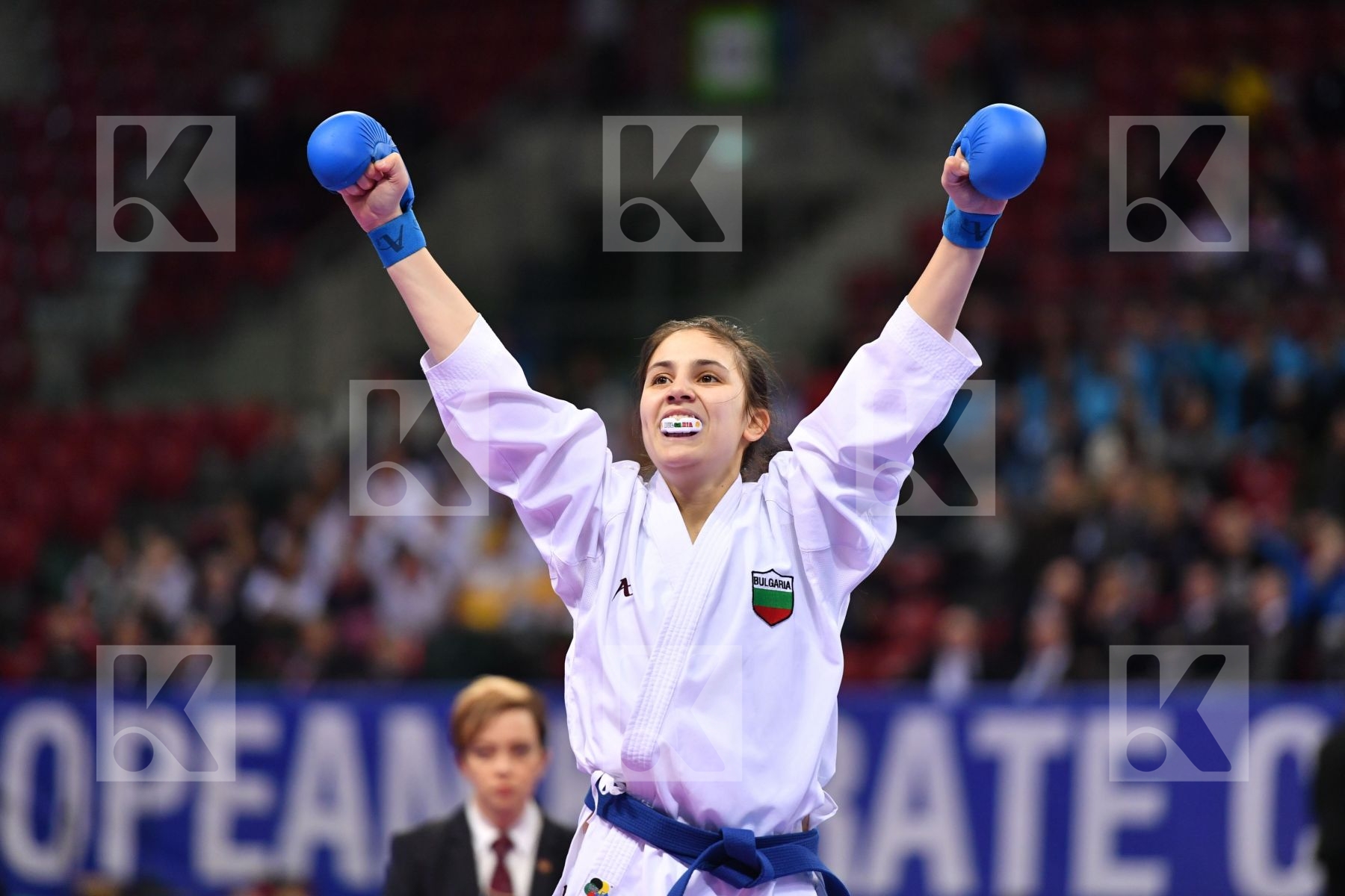 Bulgaria Goranova Ivet Hirt Silvia Junior kumite female -53 kg S