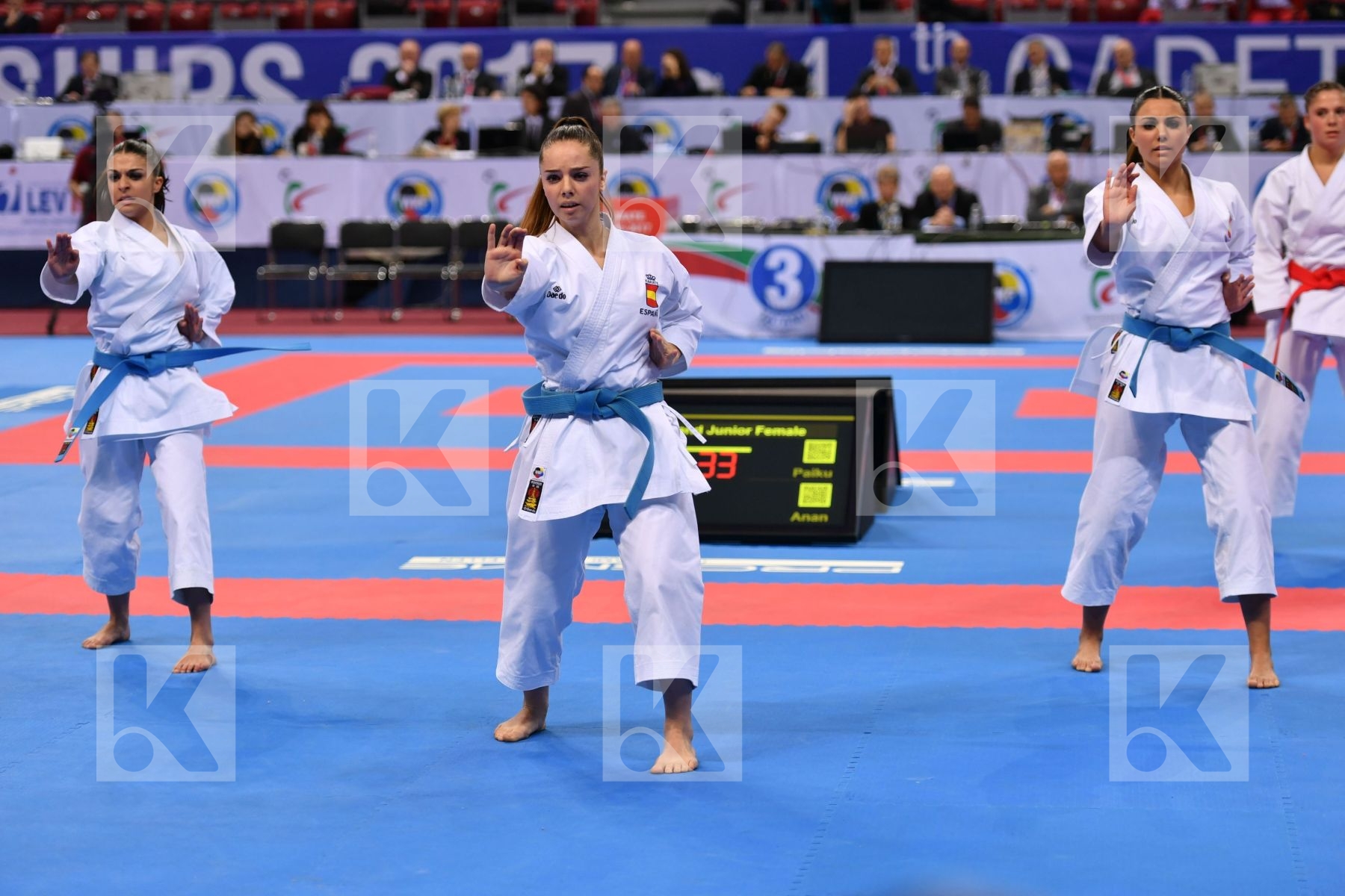 Anan Kata team cadet and junior female Spain Spain Spain