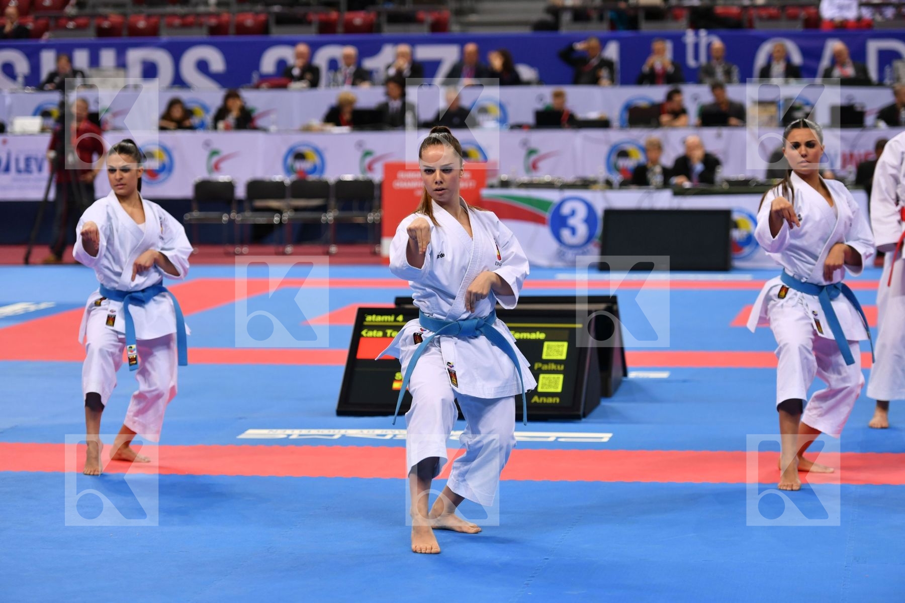 Anan Kata team cadet and junior female Spain Spain Spain