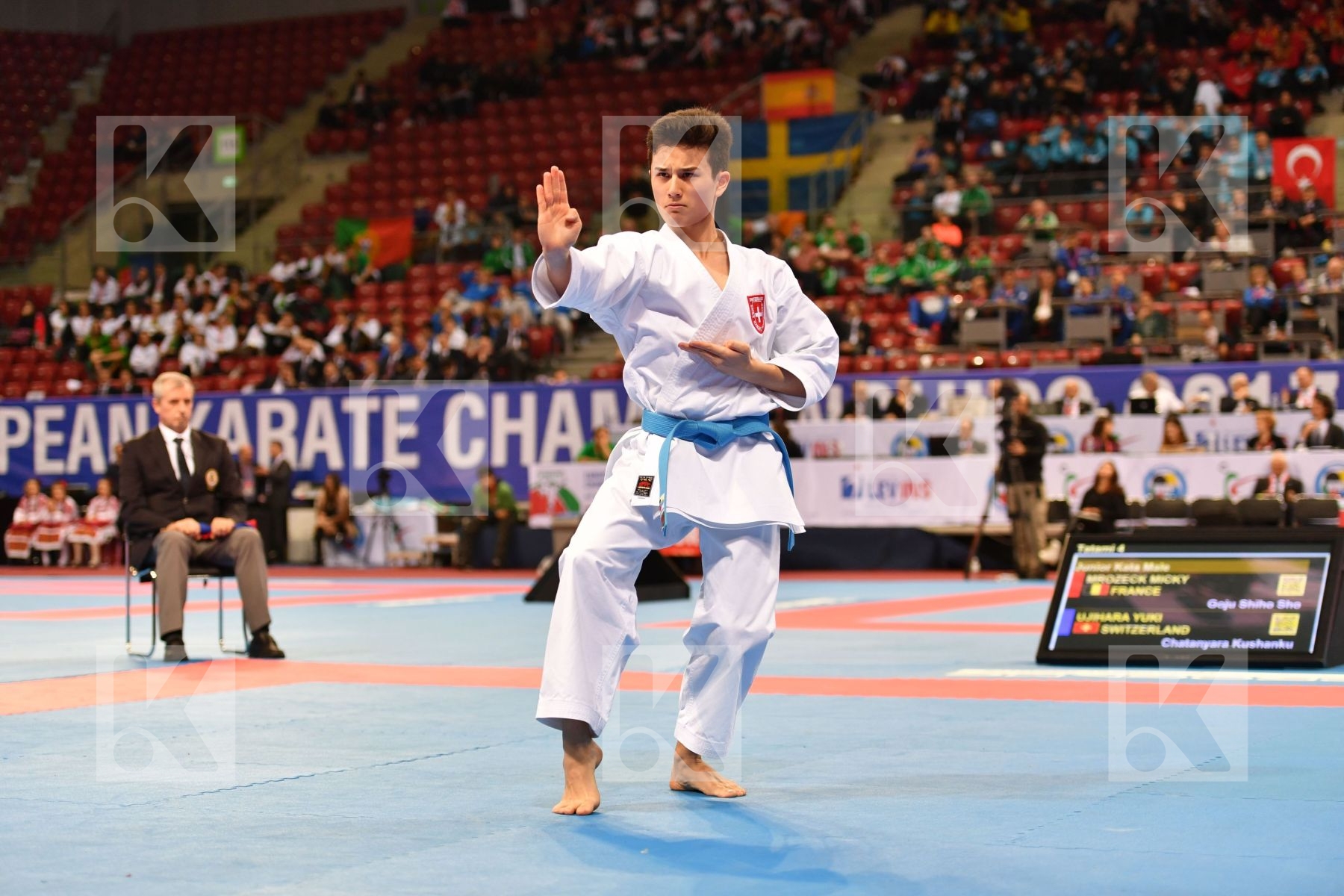 Junior kata male, Switzerland, Ujihara Yuki
