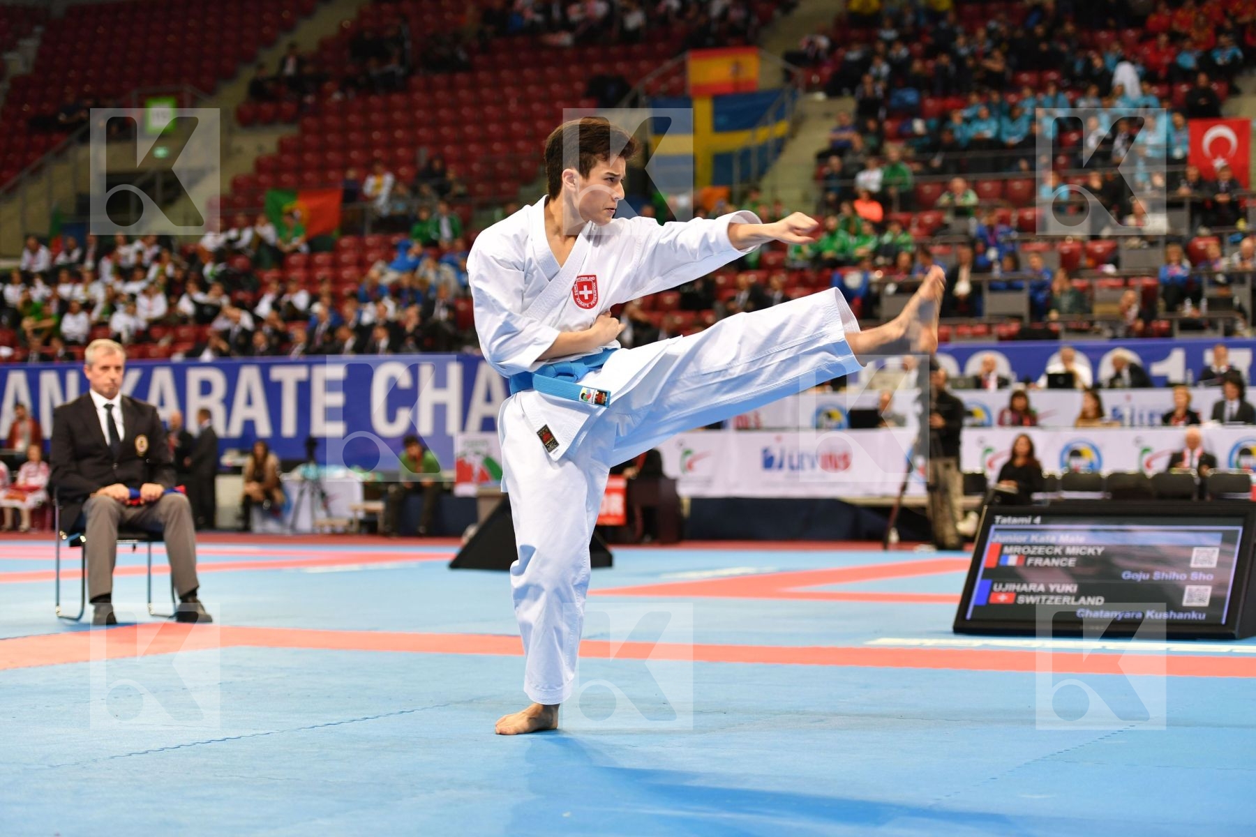 Junior kata male, Switzerland, Ujihara Yuki