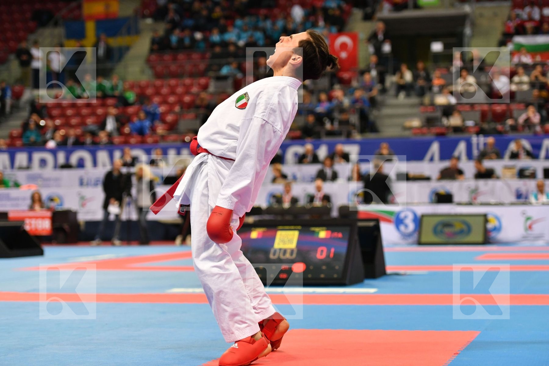 Cadet kumite male -52 kg, Ciarloni Mattia, El yazidi Bilal, Fran