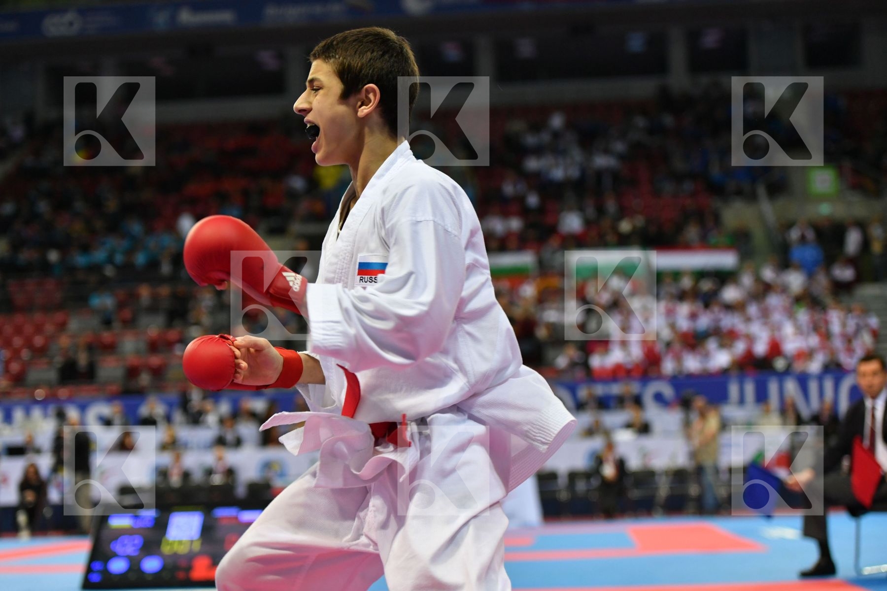 Cadet kumite male -57 kg, Ogannisian Iurik, Russian federation,