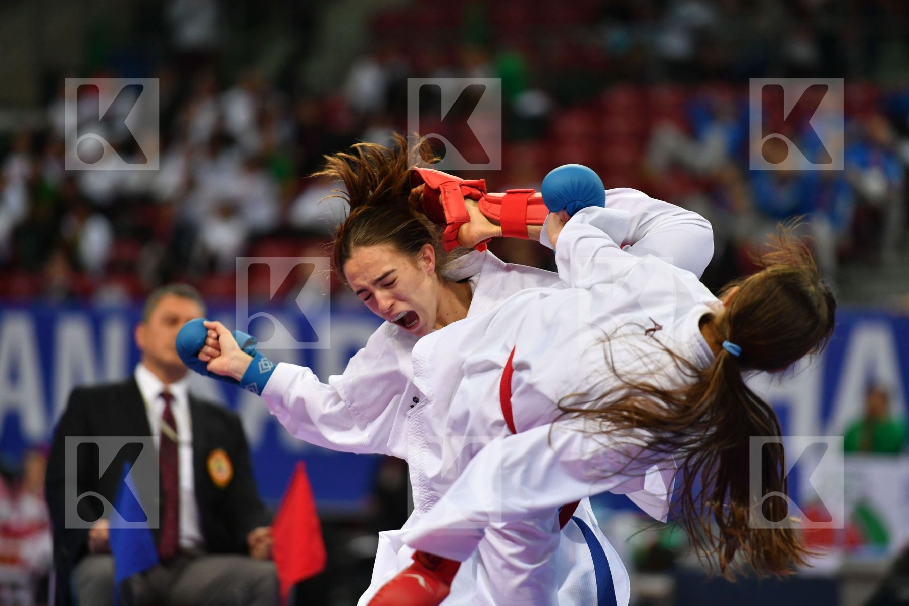 Cadet kumite female -47 kg, Garcia moya Nidia, Hurenko Polina, M