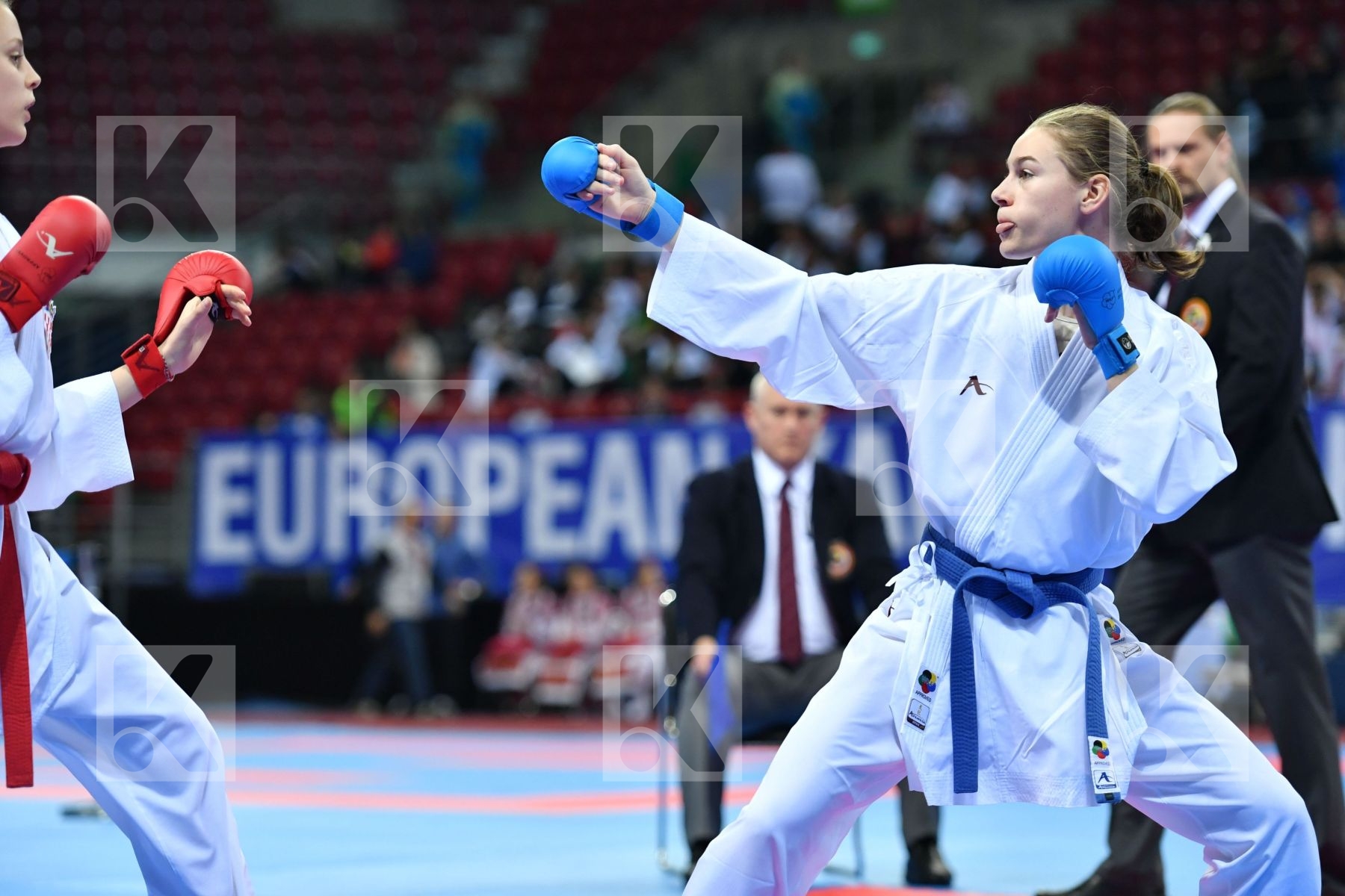 Baranyi Zsofia, Cadet kumite female -54 kg, Croatia, Hungary, Vu