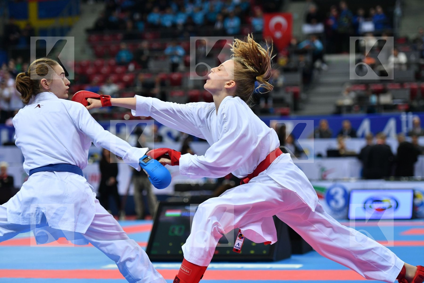 Baranyi Zsofia, Cadet kumite female -54 kg, Croatia, Hungary, Vu