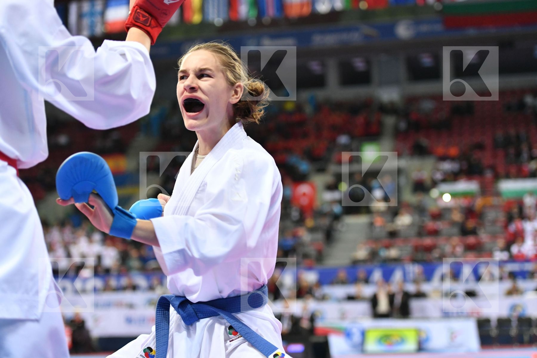 Baranyi Zsofia, Cadet kumite female -54 kg, Croatia, Hungary, Vu