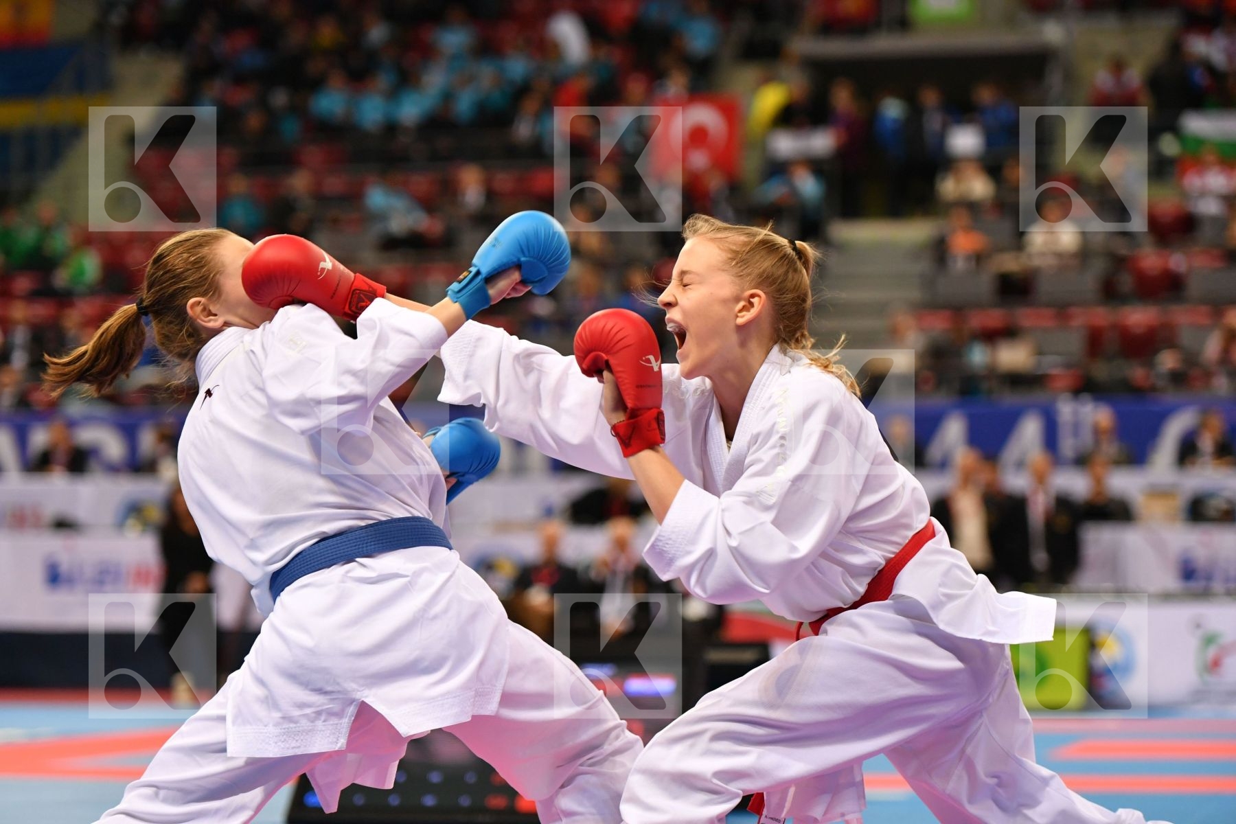 Baranyi Zsofia, Cadet kumite female -54 kg, Croatia, Hungary, Vu