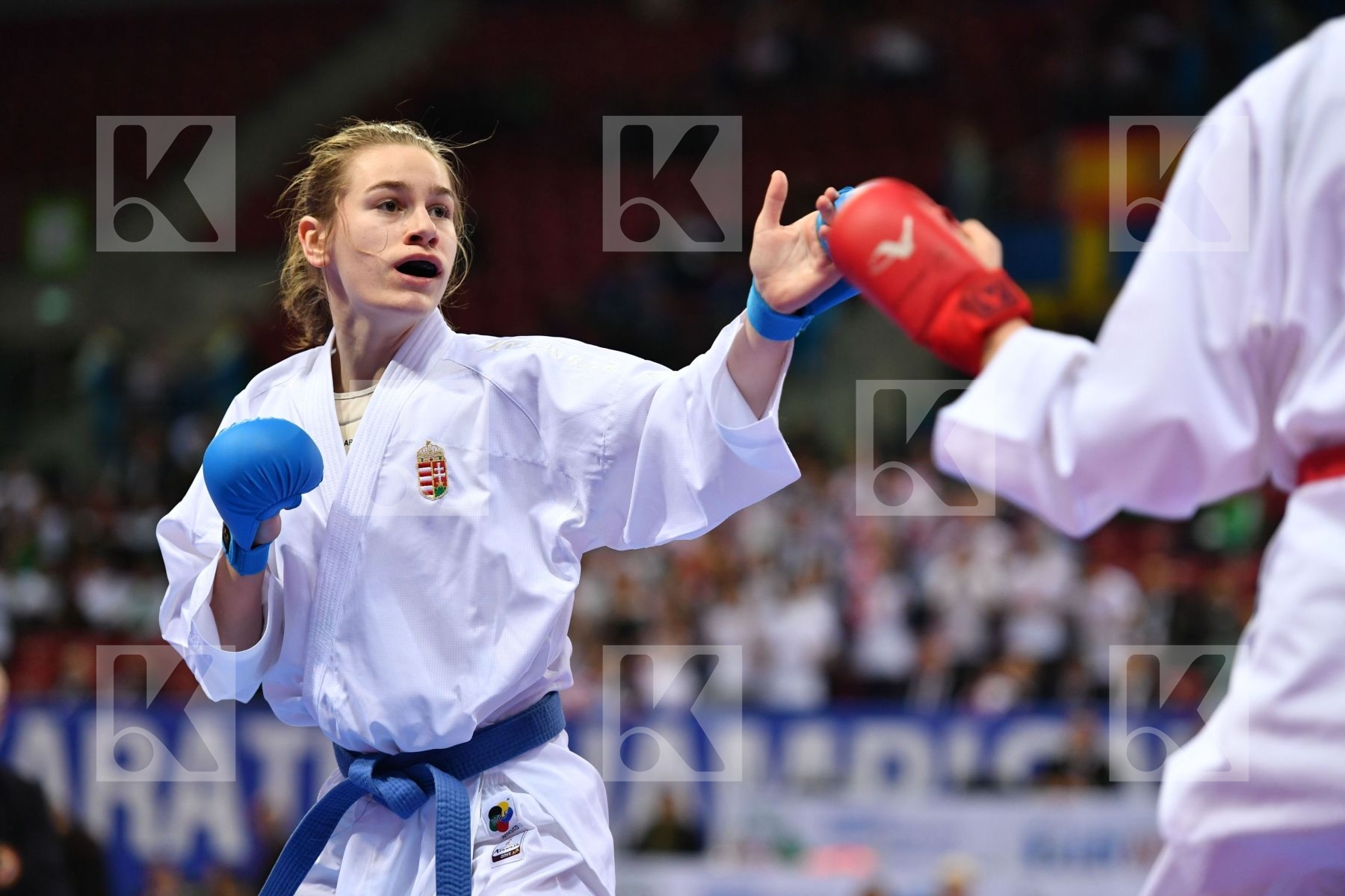Baranyi Zsofia, Cadet kumite female -54 kg, Croatia, Hungary, Vu