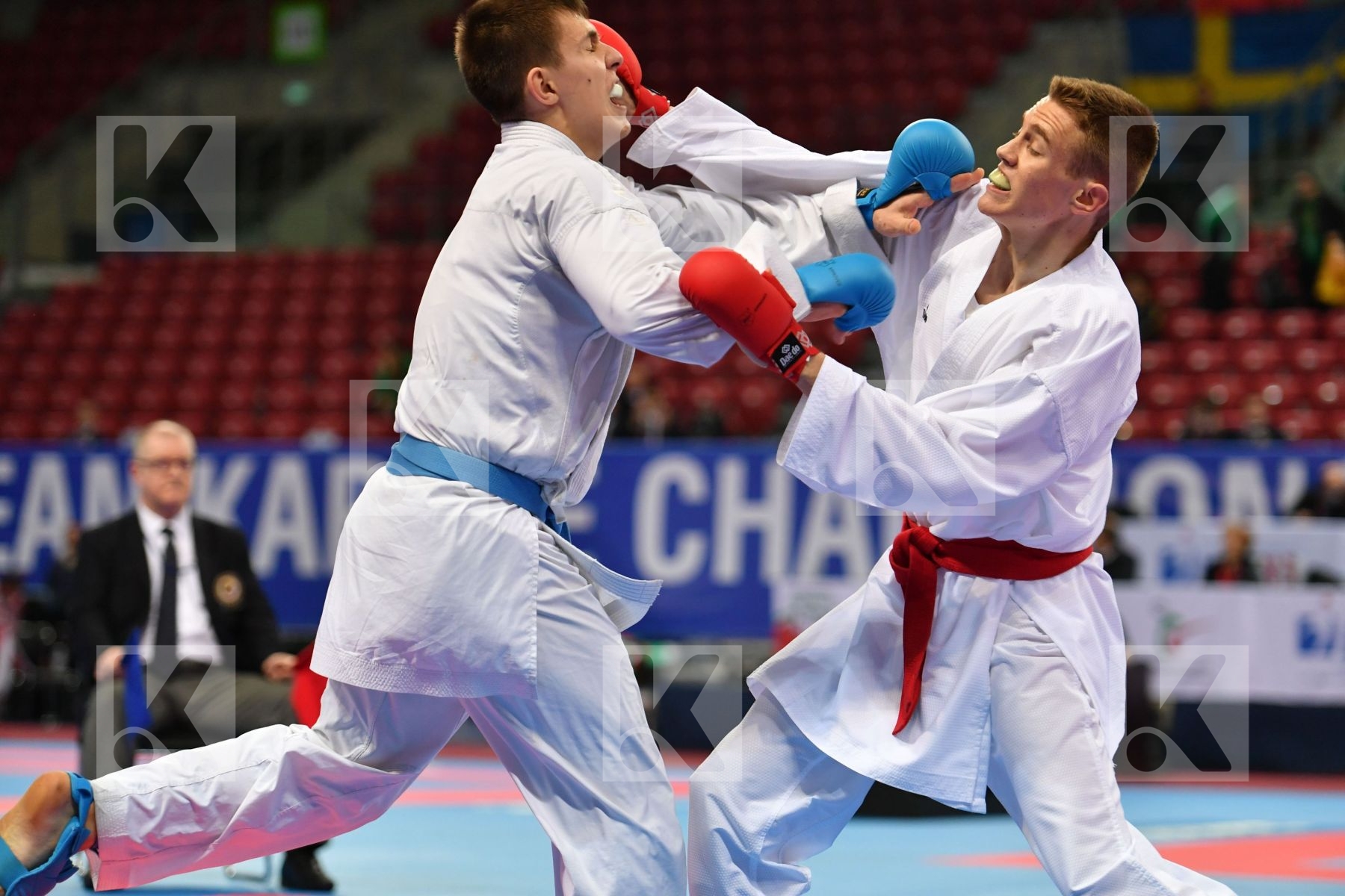 Avakimov Robert, Cadet kumite male 70+ kg, Martin perez Daniel,
