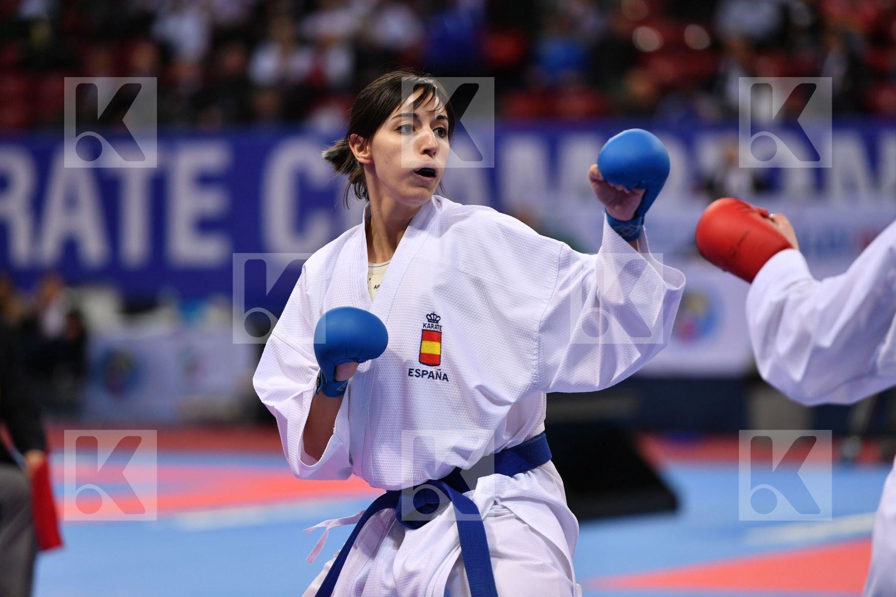 Espinosa lopez Maria Miastkovska Anastasiia Spain U21 kumite fem
