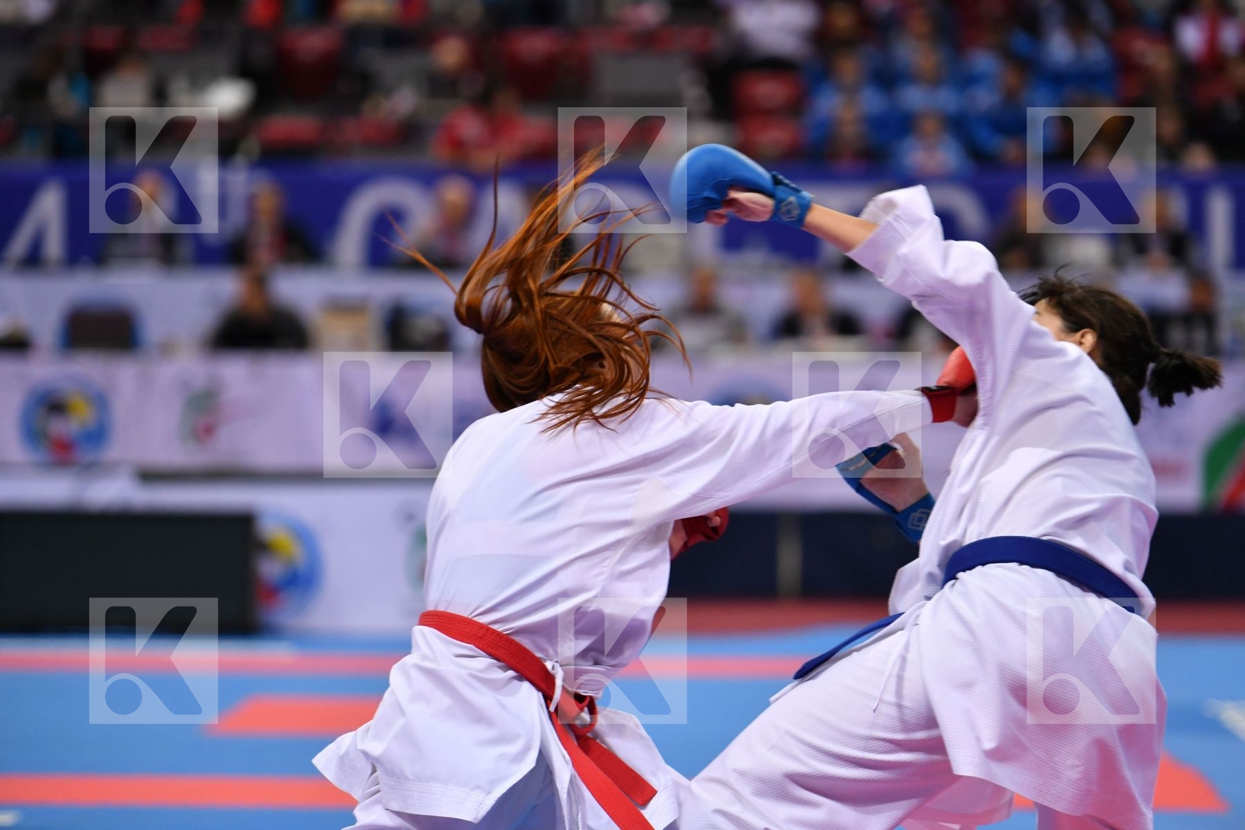 Espinosa lopez Maria Miastkovska Anastasiia Spain U21 kumite fem