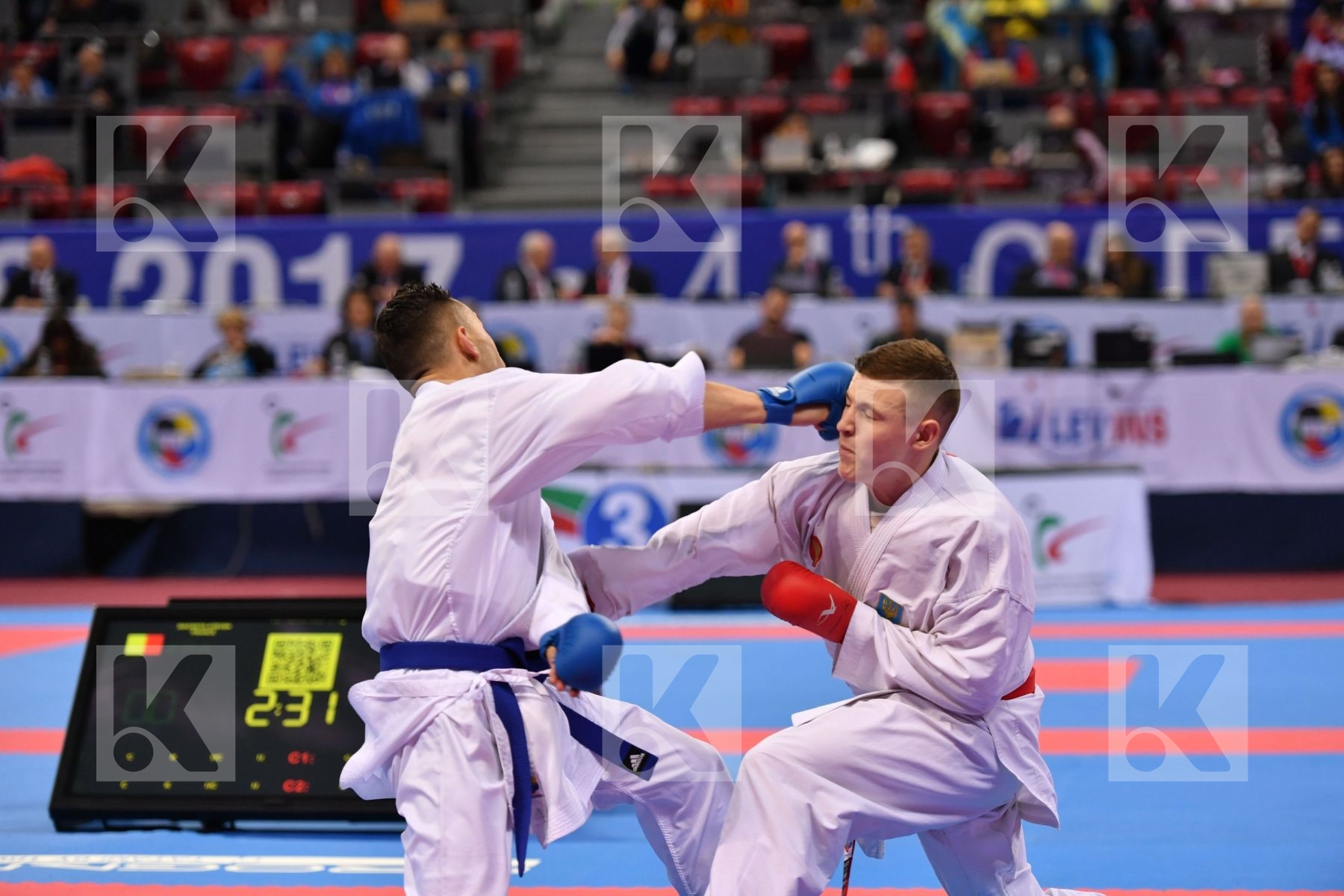 Dacosta Steven France Ryaboshapko Kyrylo U21 kumite male -67 kg