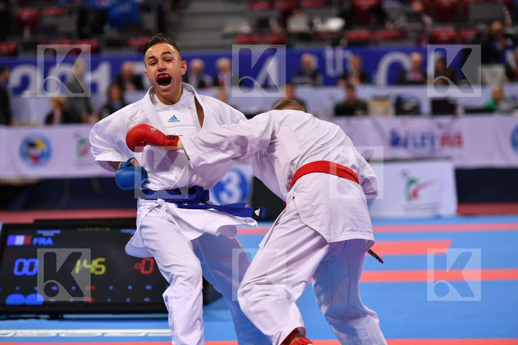 Dacosta Steven France Ryaboshapko Kyrylo U21 kumite male -67 kg