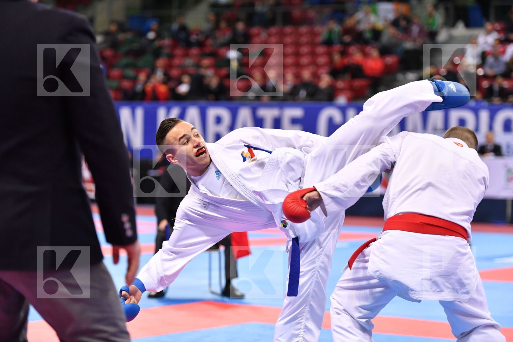 Dacosta Steven France Ryaboshapko Kyrylo U21 kumite male -67 kg