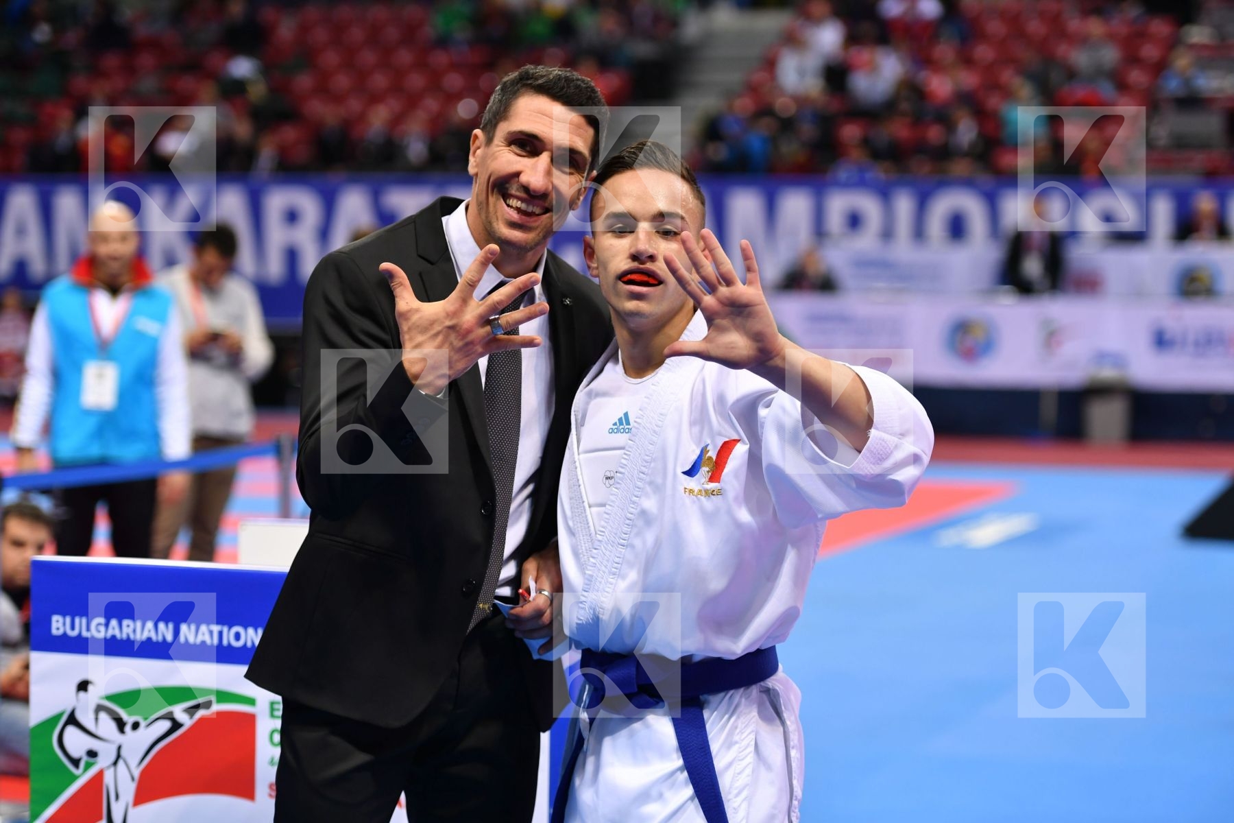 Dacosta Steven France Ryaboshapko Kyrylo U21 kumite male -67 kg