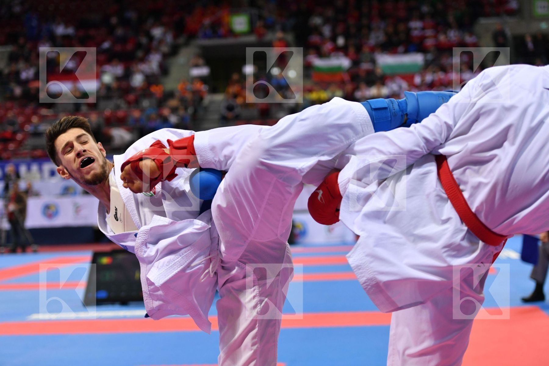 Harspataki Gabor Hungary Italy Martina Michele U21 kumite male -