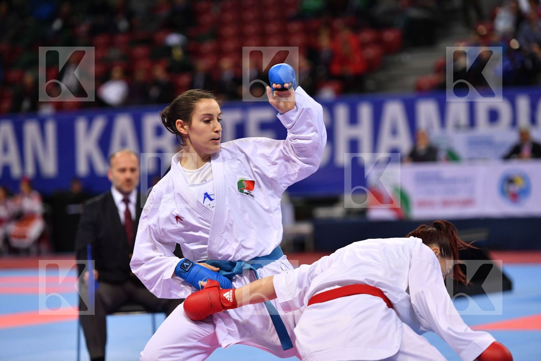 Avazeri Lea France Portugal Ribeiro Flavia U21 kumite female -68