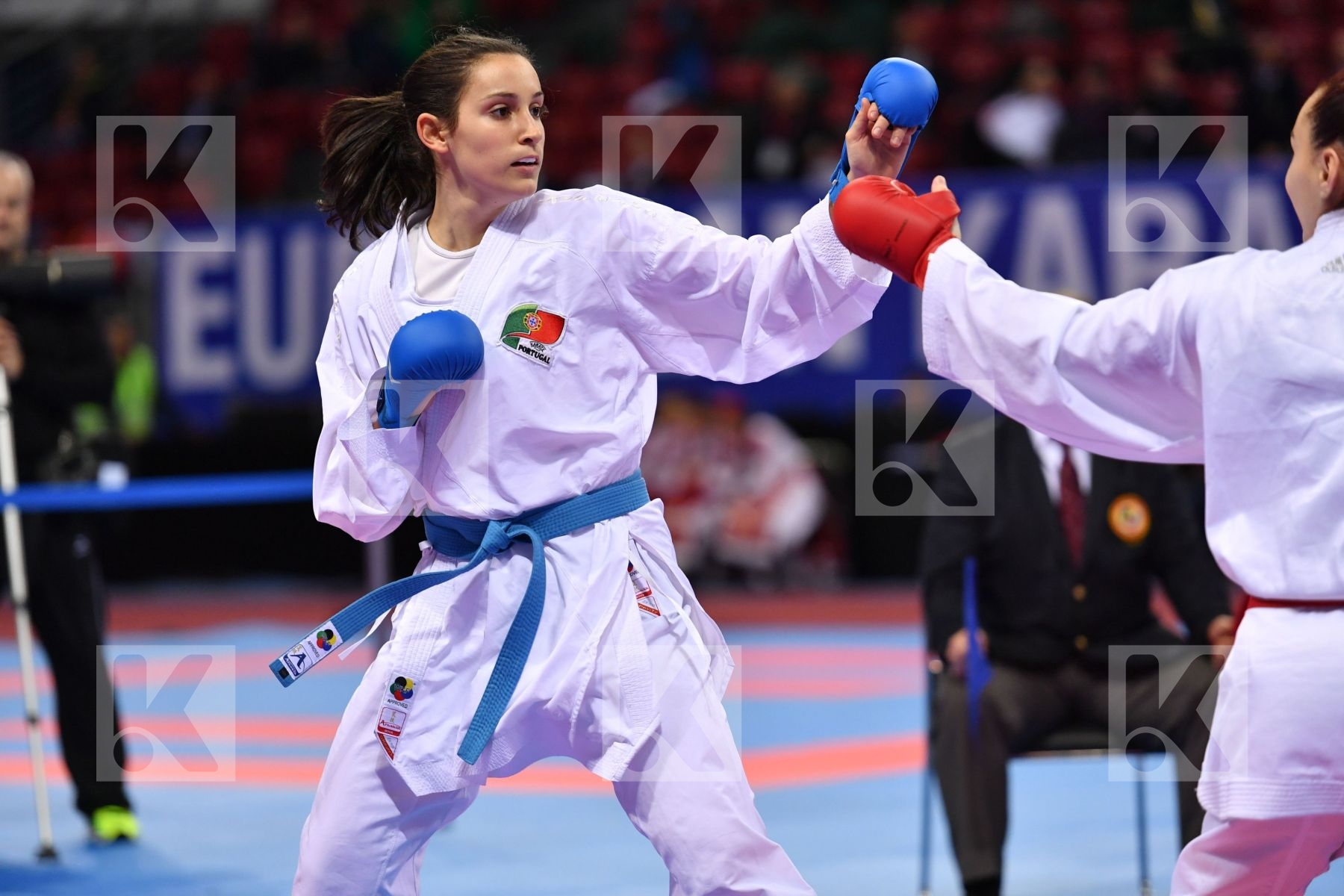 Avazeri Lea France Portugal Ribeiro Flavia U21 kumite female -68