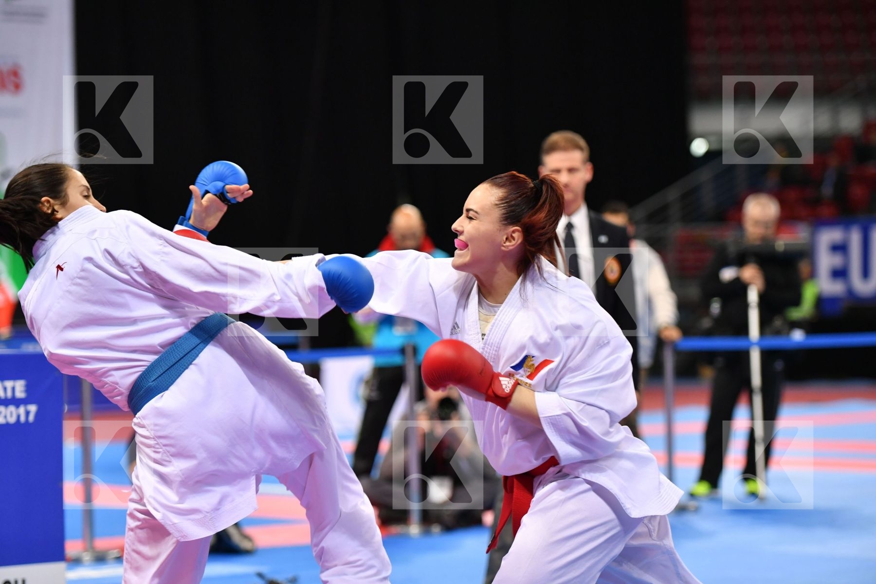 Avazeri Lea France Portugal Ribeiro Flavia U21 kumite female -68