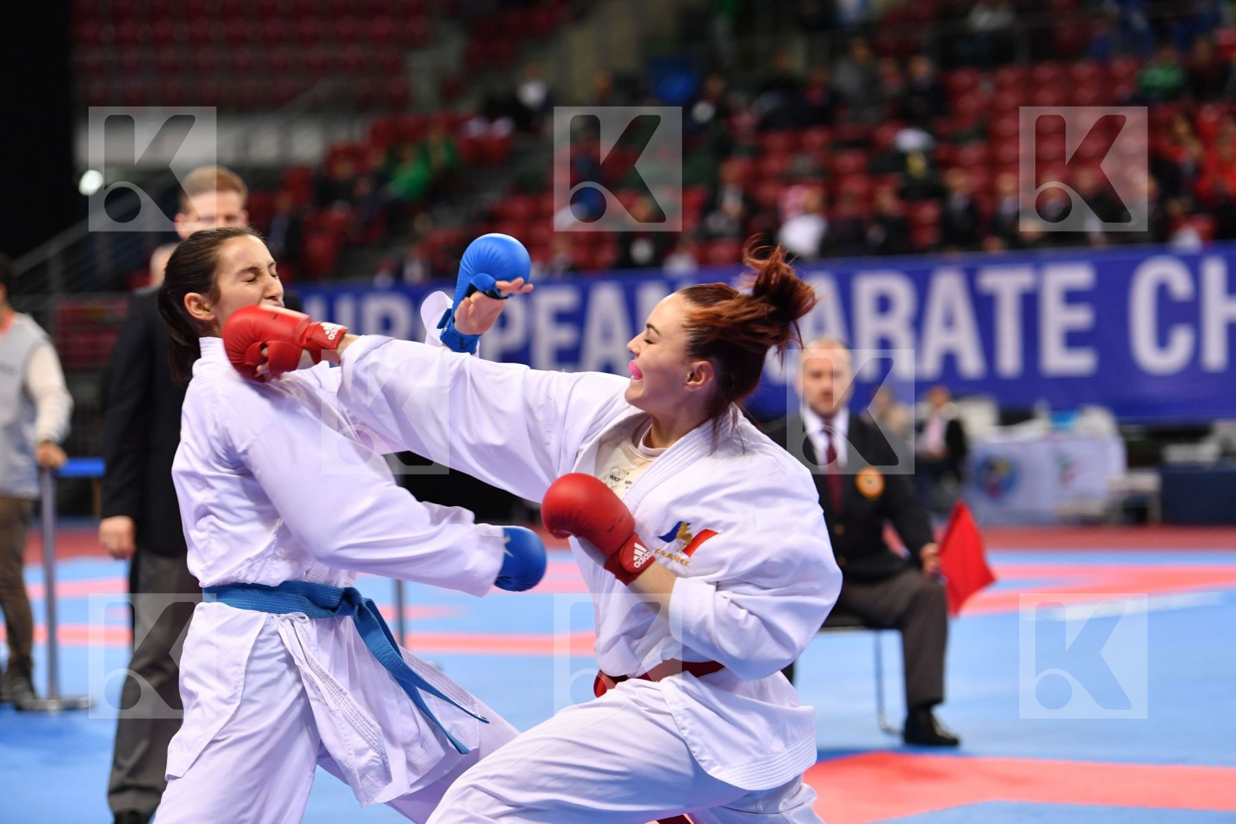 Avazeri Lea France Portugal Ribeiro Flavia U21 kumite female -68