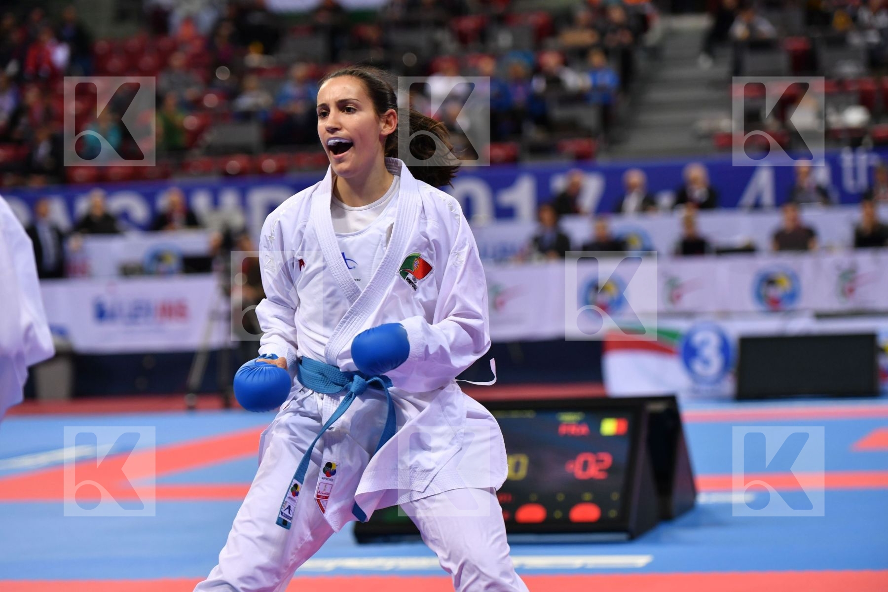Avazeri Lea France Portugal Ribeiro Flavia U21 kumite female -68