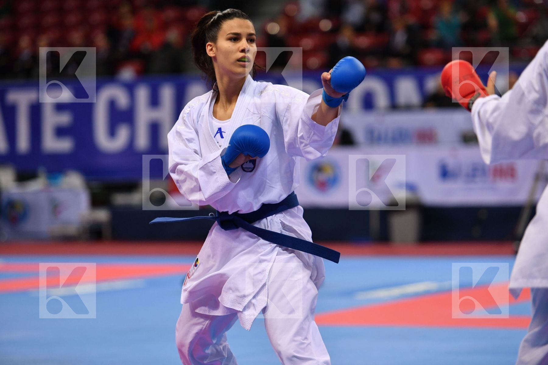 Budic Kaja Ferracuti Clio Italy Slovenia U21 kumite female 68+ k