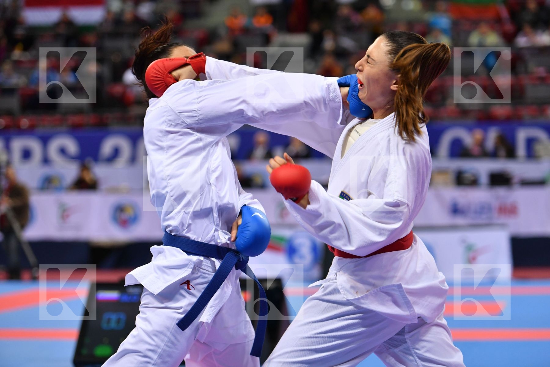 Budic Kaja Ferracuti Clio Italy Slovenia U21 kumite female 68+ k