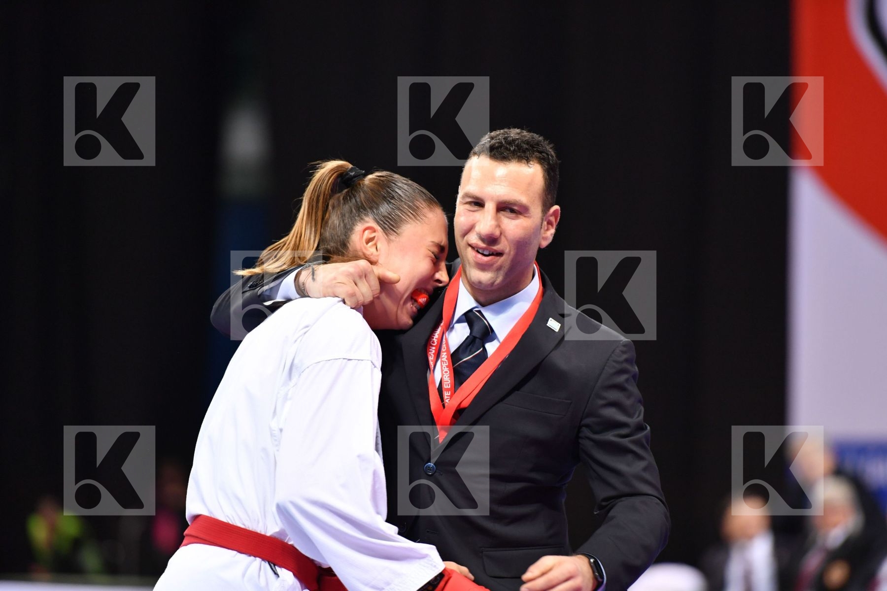 Budic Kaja Ferracuti Clio Italy Slovenia U21 kumite female 68+ k