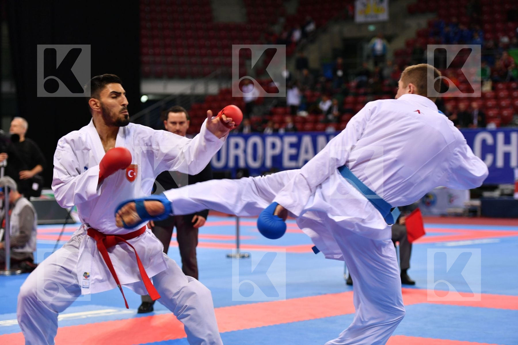 Belarus Turkey U21 kumite male 84+ kg Vodchyts Aliaksei Yamanogl