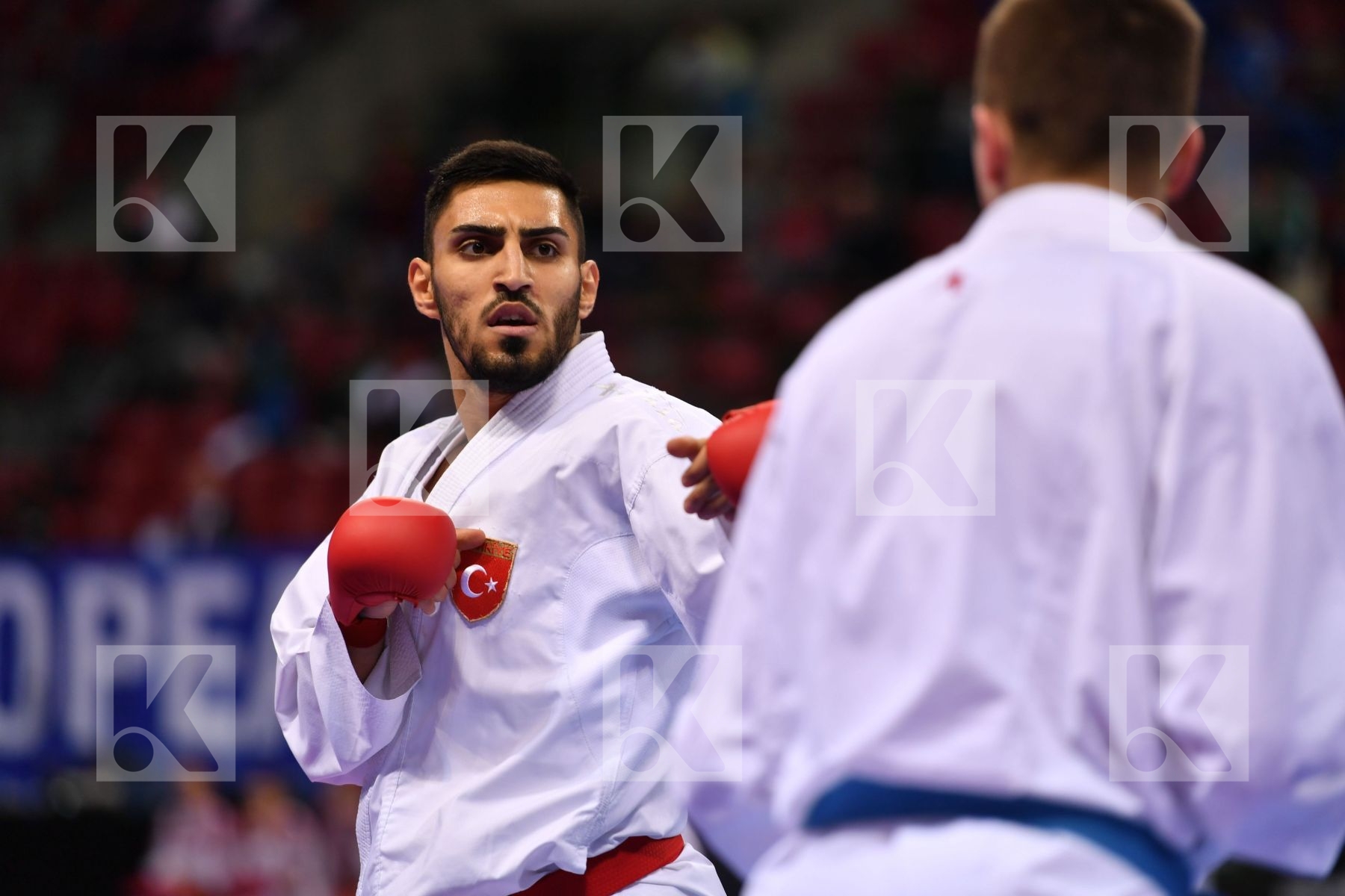 Belarus Turkey U21 kumite male 84+ kg Vodchyts Aliaksei Yamanogl