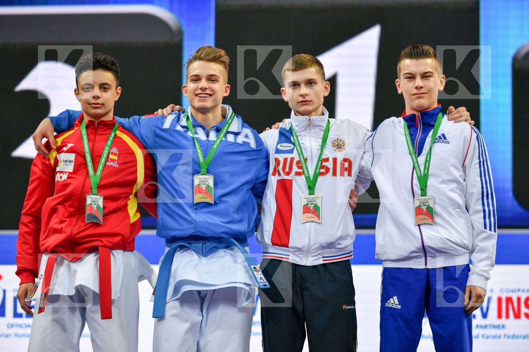 Cadet kata male Cricco Alessandro France Italy Manzana Diaz Alej